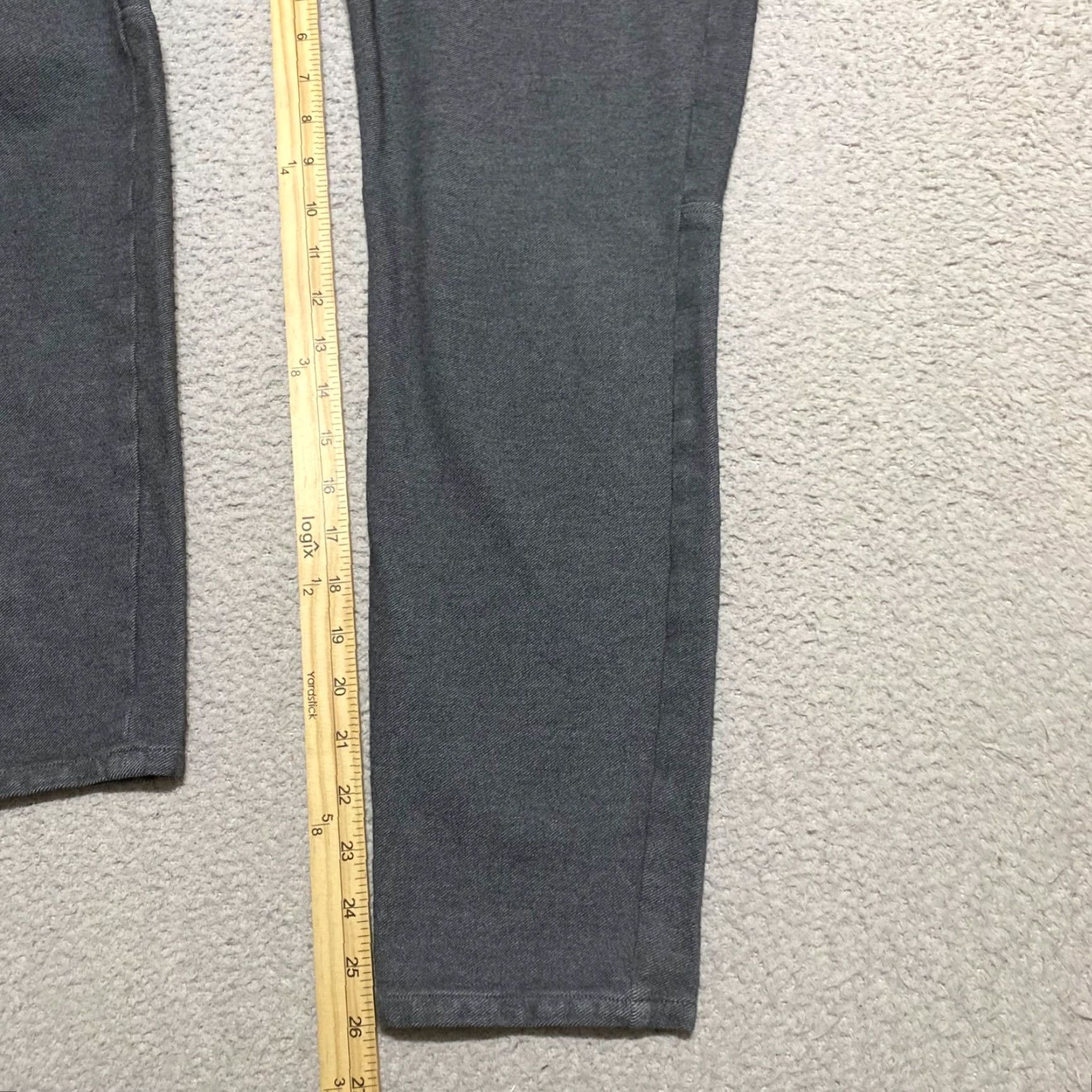 Talbots Talbots Womens Pants 12 Gray Skinny Ankle Stretch Regular 26in Inseam Office Business Casual Fall Spring Summer Winter Pattern Solid 90s Preppy Womens Size 34" / US 12 / IT 48 - 6 Thumbnail