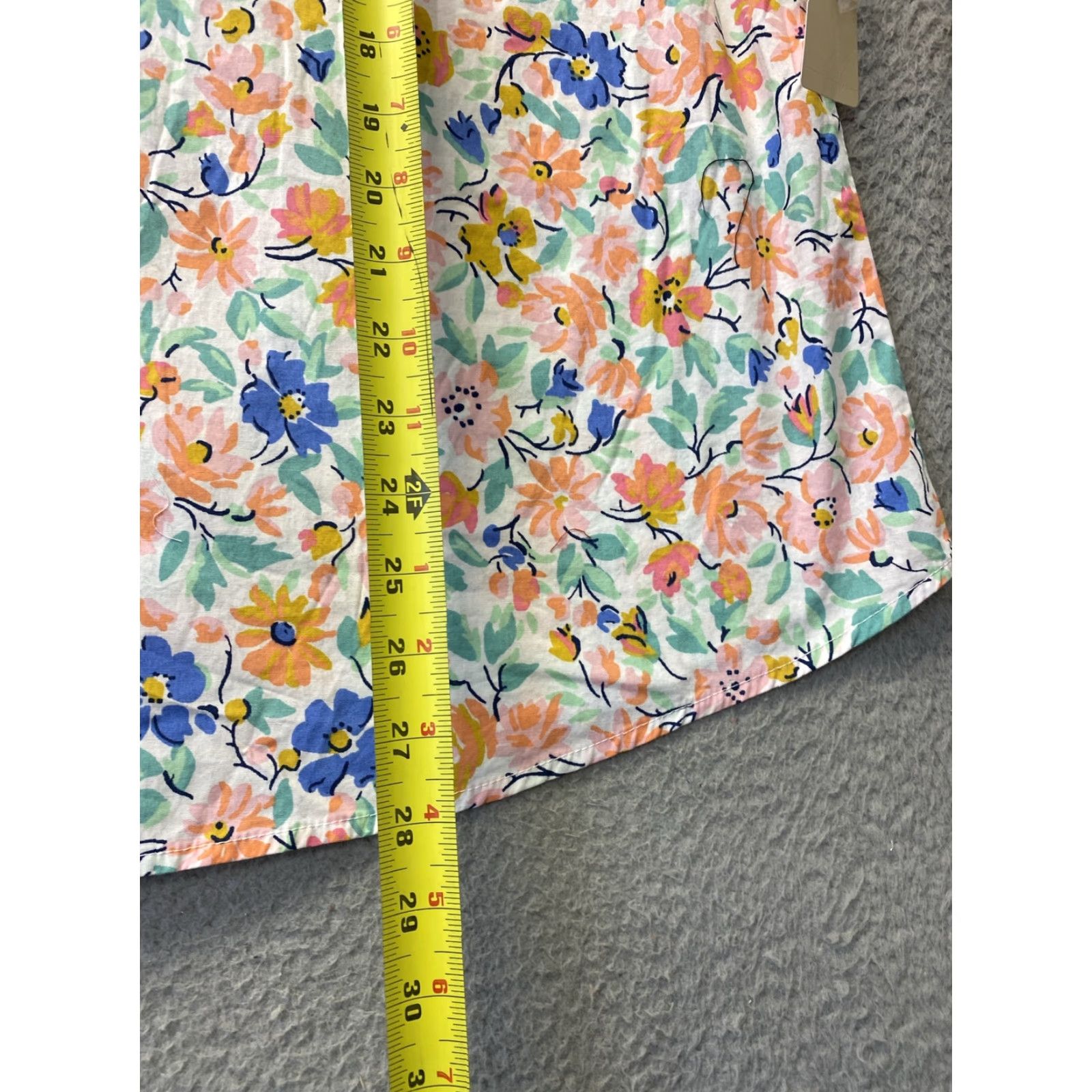 Pinko VINTAGE St John’s Bay Women's Button-Up Top 2XL Pink Floral Casual Long Sleeve Business Workwear Size XXL / US 16-18 / IT 52-54 - 7 Thumbnail