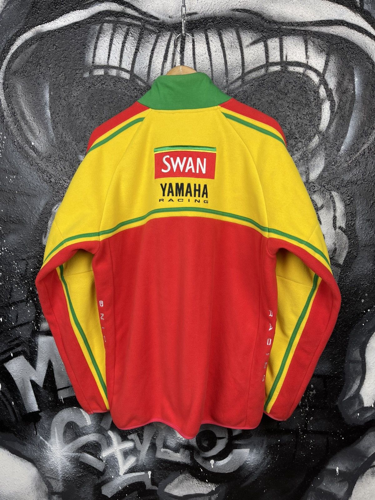 Yamaha Yamaha Swan Autograph Ian Hutchinson Moto GP Racing Jacket Size US XL / EU 56 / 4 - 13 Thumbnail