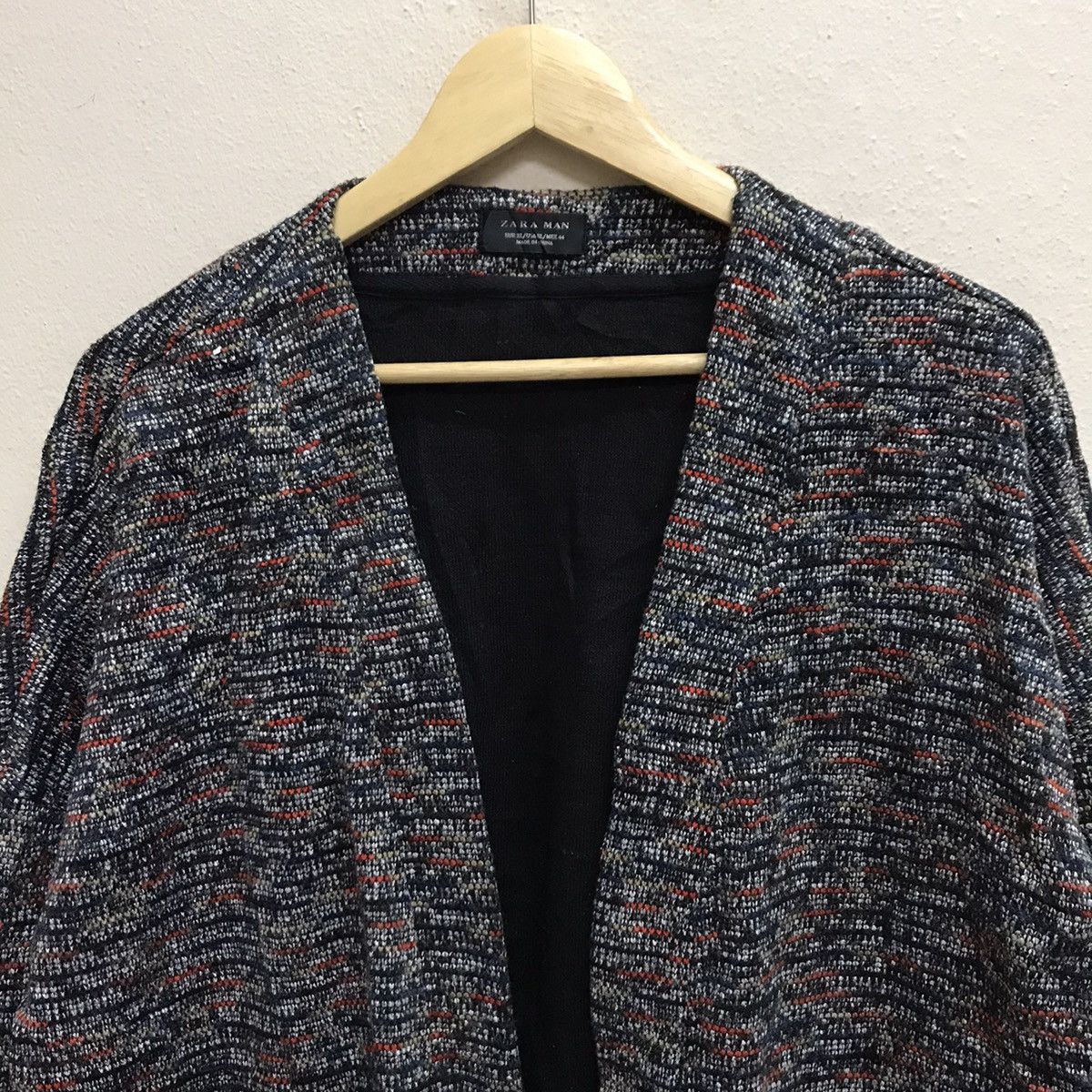 Zara Zara Man Multicolor Knit cardigan open colar Jacket Size US L / EU 52-54 / 3 - 14 Thumbnail