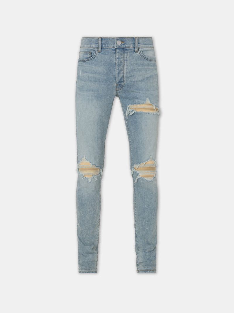 Amiri oc11z0526 Ultrasuede MX1 Jeans in Surf Indigo Size US 38 / EU 54 - 1 Thumbnail