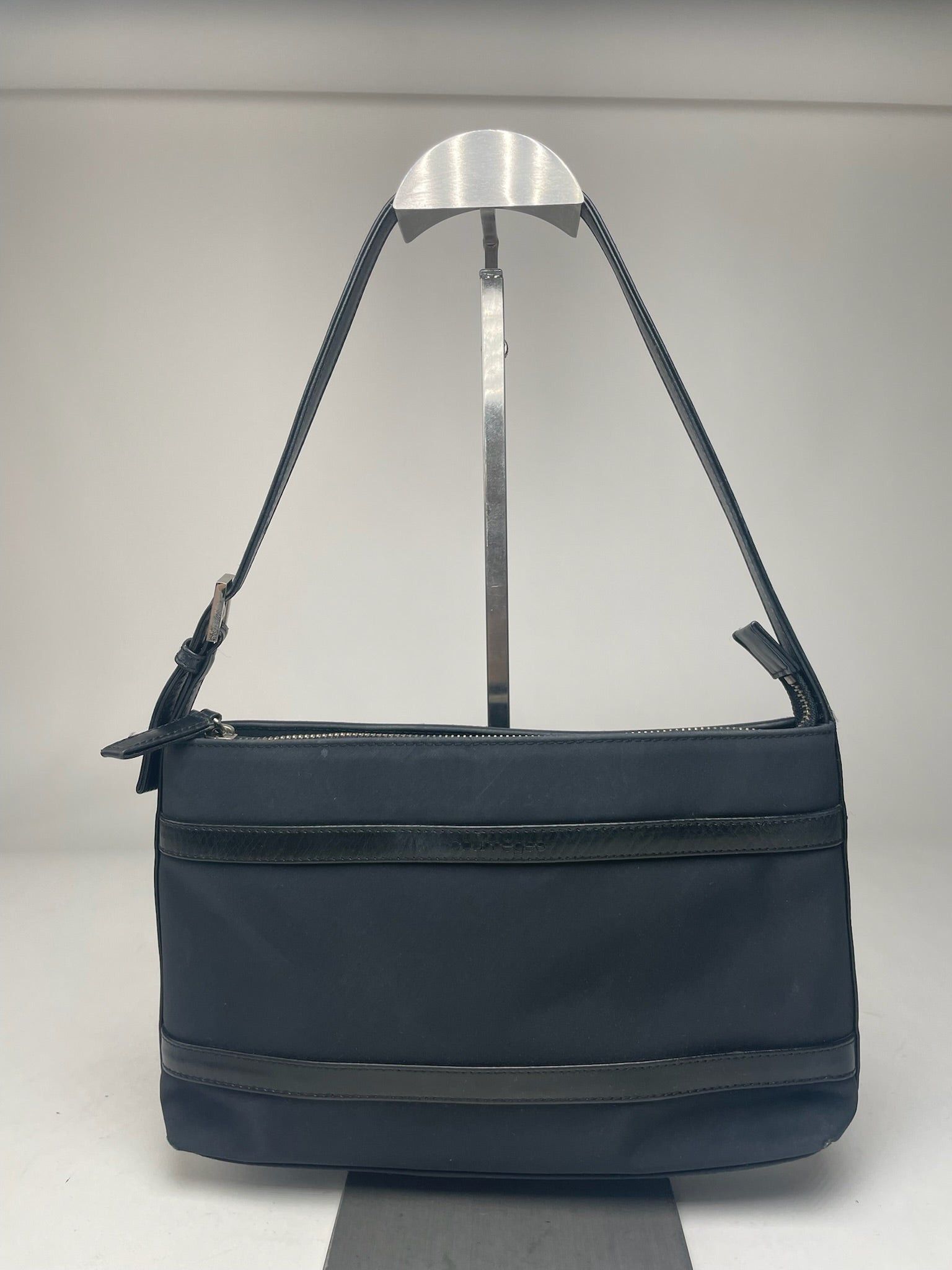 Courreges Vintage Leather Bag Black Size ONE SIZE - 1 Thumbnail
