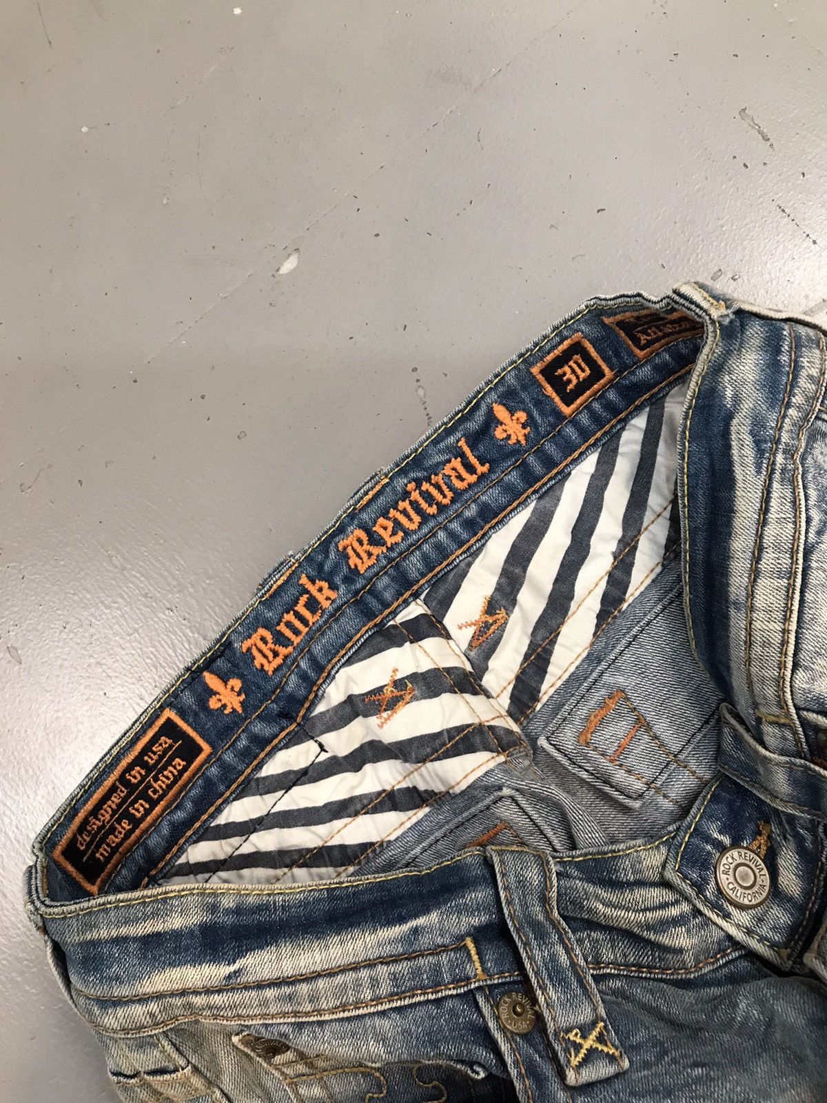 Rock Revival × Vintage Vintage rock revival straight fit denim Size US 32 / EU 48 - 5 Thumbnail