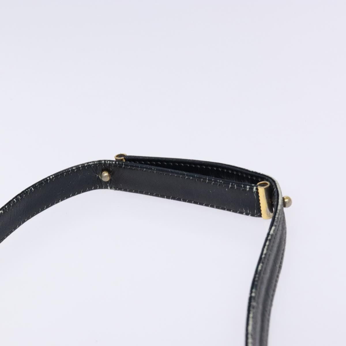 Dior DIOR Trotter Canvas Shoulder Bag Navy Gold Size ONE SIZE - 8 Thumbnail