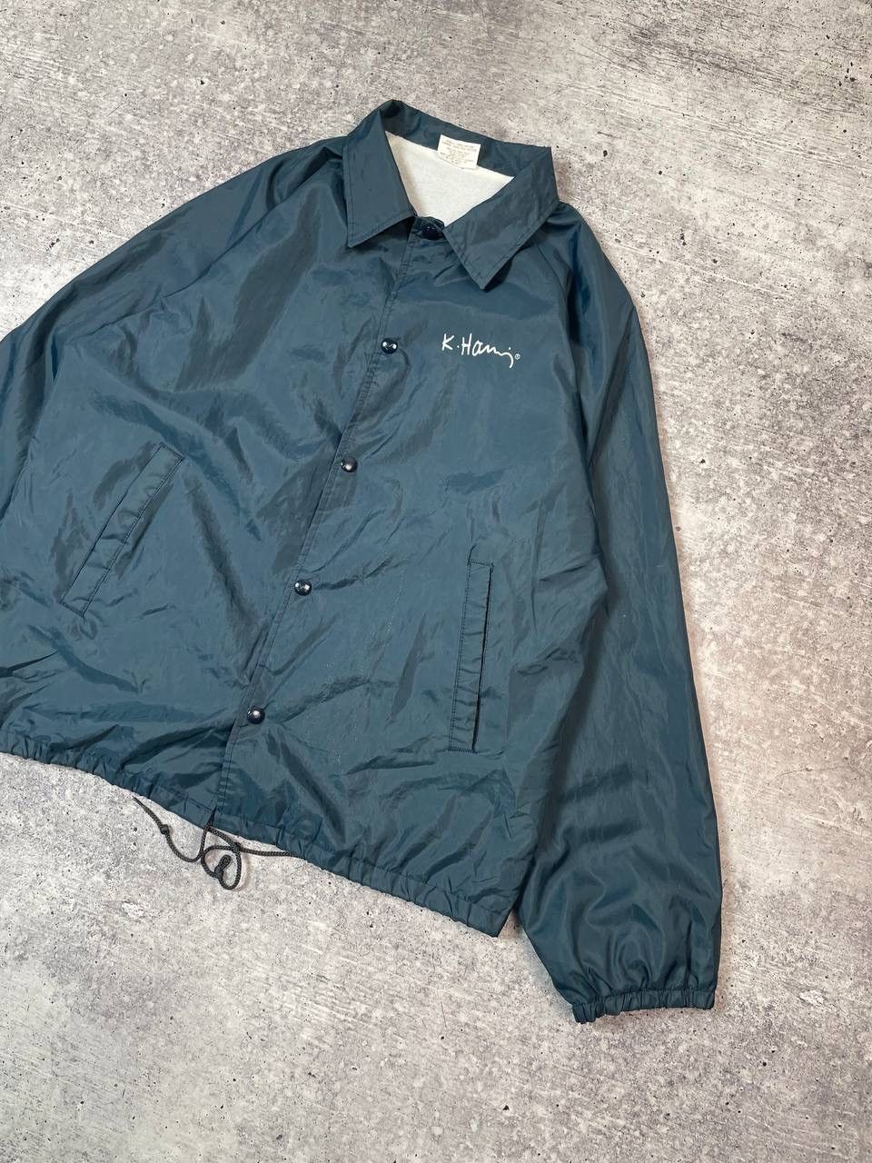 Keith Haring Vintage 90s Auburn Sportwear Keith Haring Nylon Jacket Y2K Size US M / EU 48-50 / 2 - 9 Thumbnail