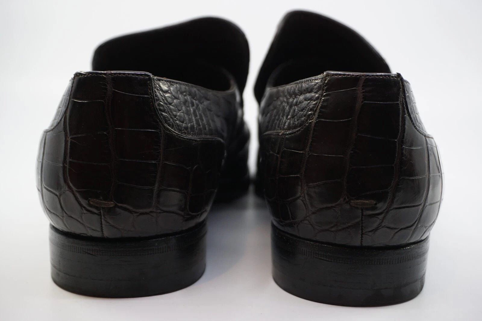Gucci Gucci Loafers Crocodile Exotic UK 12.5 US 13.5 EU 46.5 Size US 13 / EU 46 - 5 Thumbnail