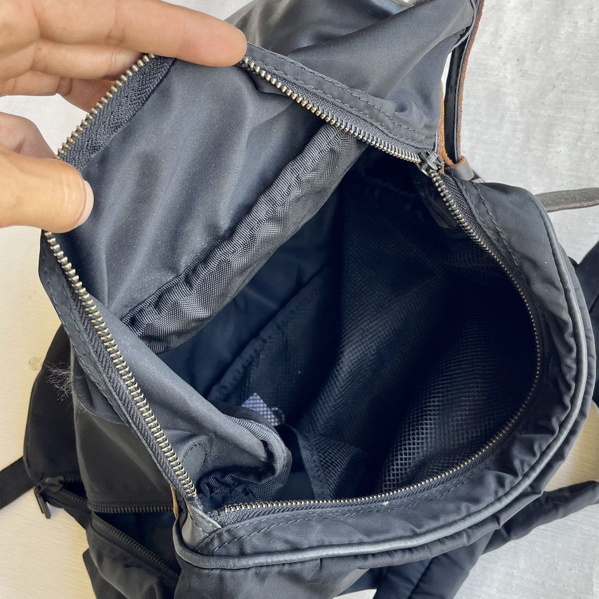 Y's × Yohji Yamamoto × Yves Saint Laurent Pour Homme Y'saccs Black Nylon Backpack Size ONE SIZE - 13 Thumbnail