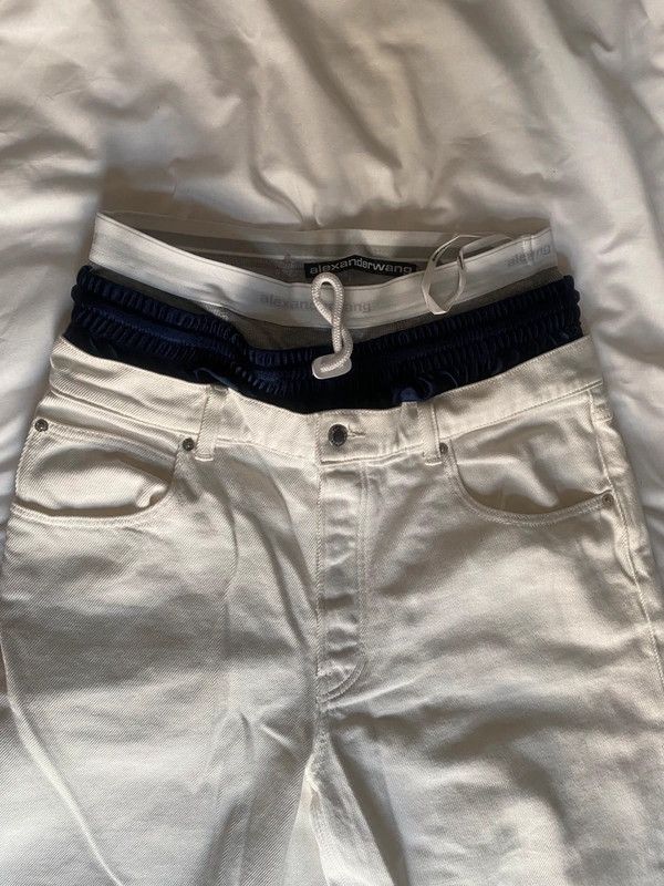 Alexander Wang Alexander Wang Tri-Layer White Jeans Size 30" / US 8 / IT 44 - 1 Thumbnail