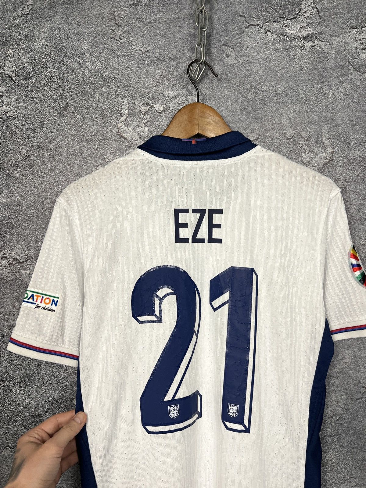 Nike Player Issue Nike England 2024 #21 Eze Jersey Kit Size US S / EU 44-46 / 1 - 11 Thumbnail