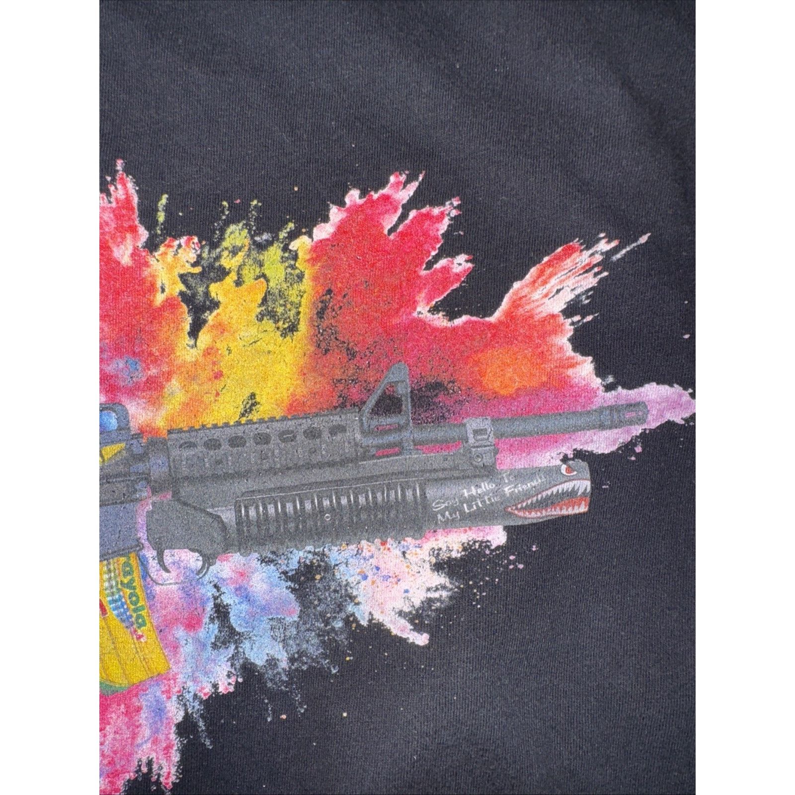 Band Tees × Vintage Mr.Brainwash Street Art Graffiti T-Shirt Black L 20x26 Size US L / EU 52-54 / 3 - 4 Thumbnail