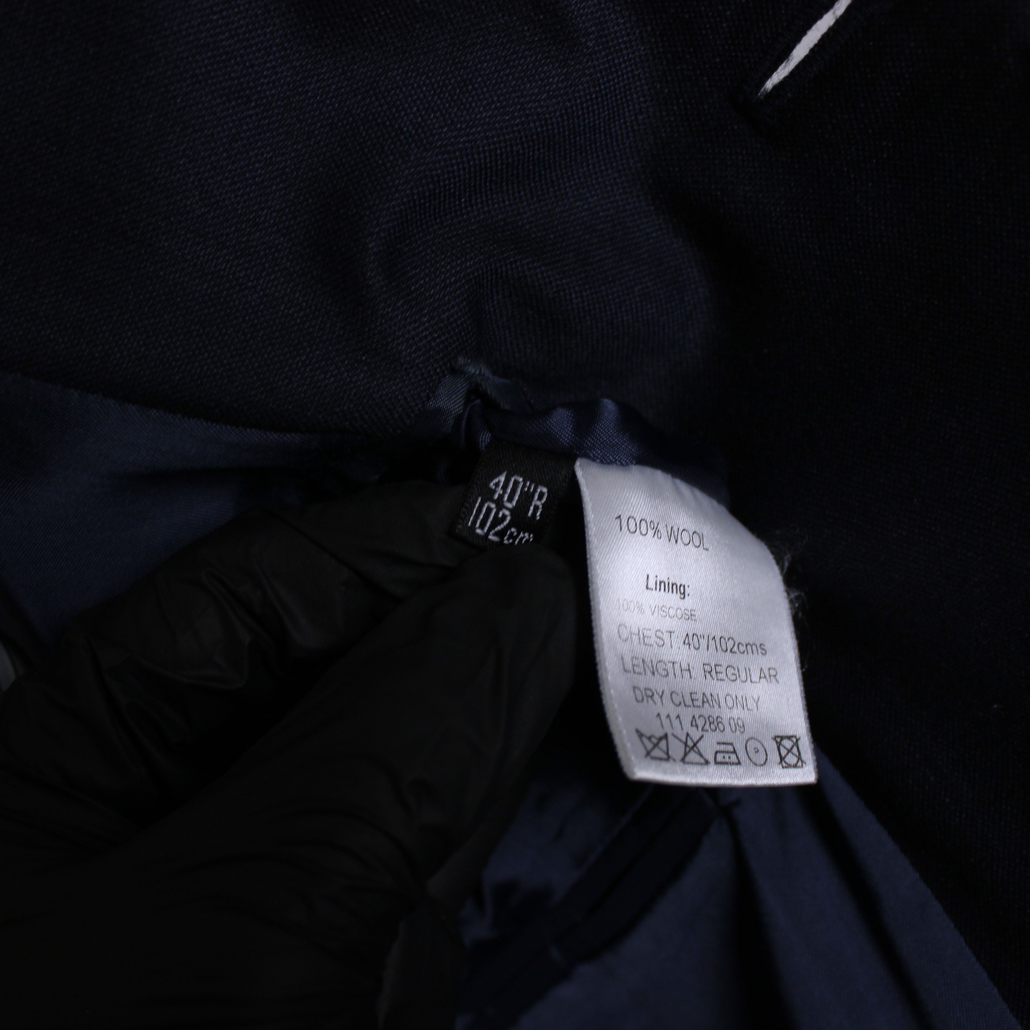 Ermenegildo Zegna Ermenegildo Zegna vintage blazer wool men 40" R navy blue Size 40R - 4 Thumbnail