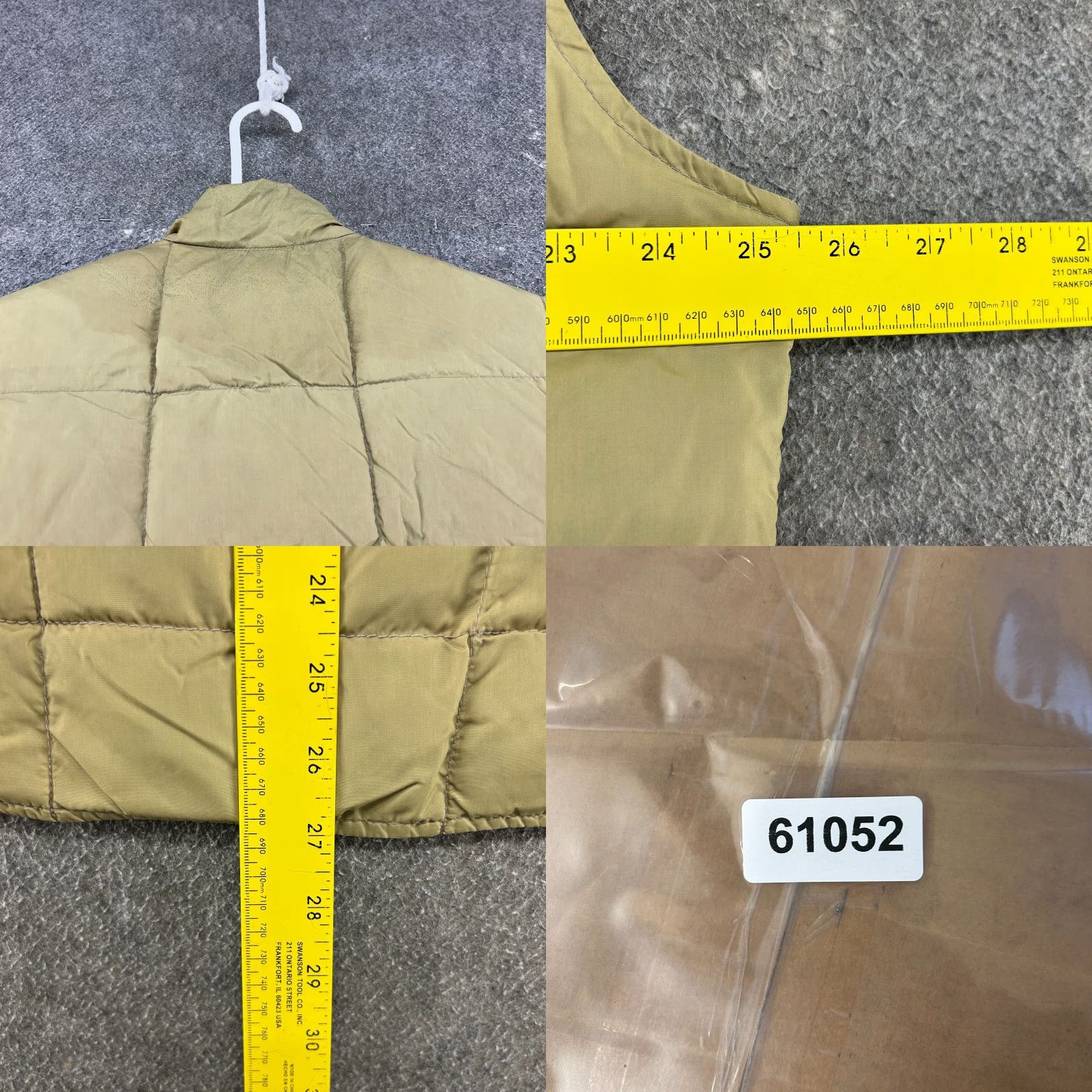 Vintage VINTAGE Tempco Vest Mens XL Brown Puffer Quilted Goose Down Insulated Snap 80s 90s - Reversible, Down, Winter, Casual Mens Size US XL / EU 56 / 4 - 8 Thumbnail