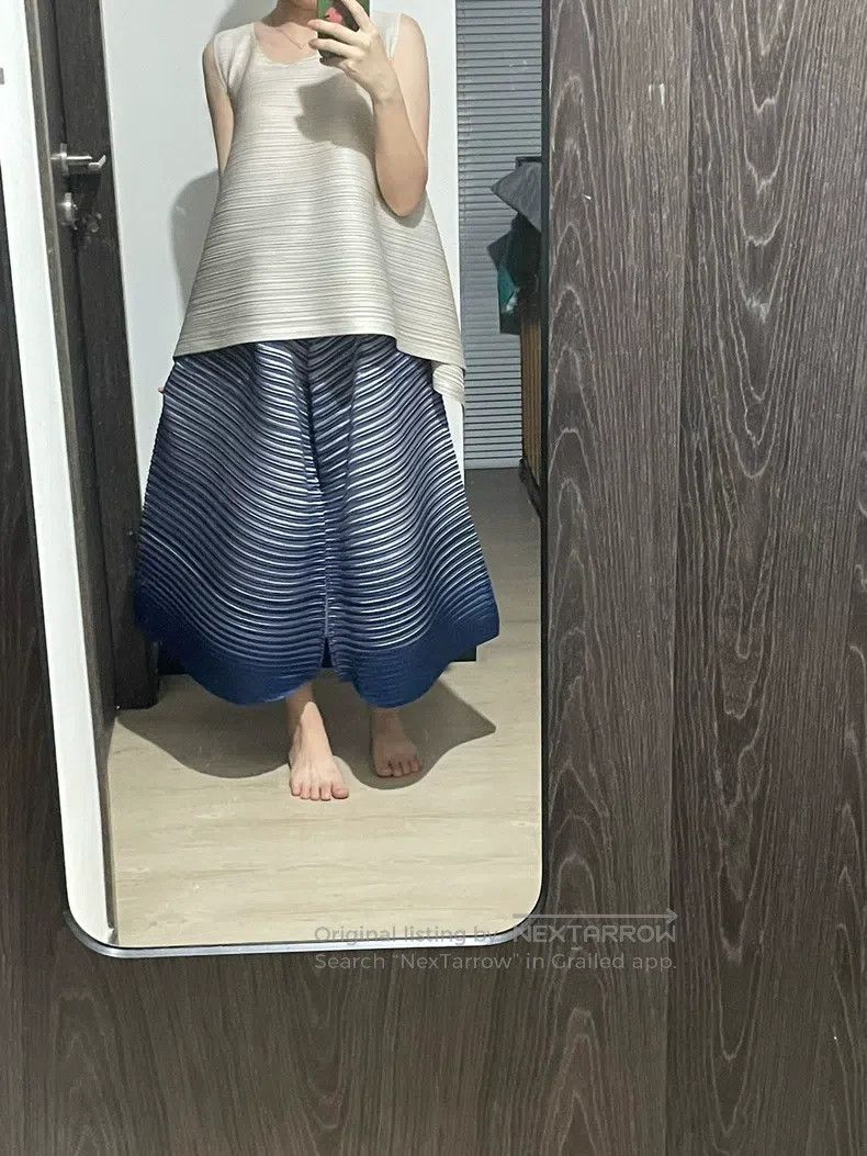 Issey Miyake Issey Miyake size:3 Gradient Wide-Leg Pants Size 22" - 1 Thumbnail