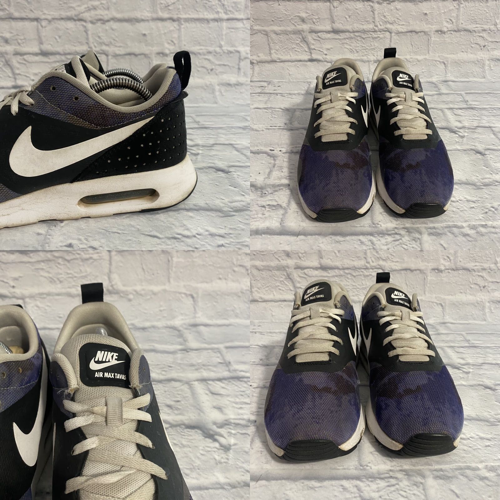 Nike Nike Air Max Tavas SD 724765-004 Black White Persian Violet Trainers Men’s Sz 9 Size US 8 / EU 41 - 8 Thumbnail