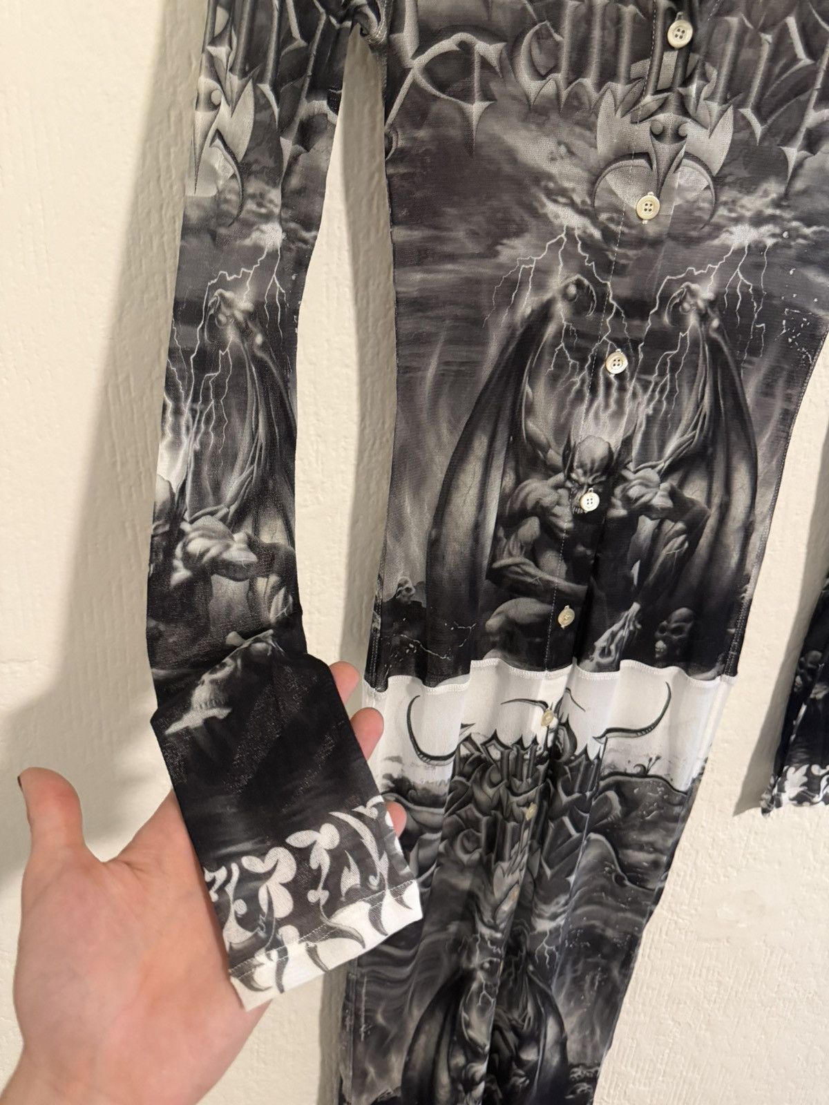 Jean Paul Gaultier Jean Paul Gaultier “Diablo” midi dress size 8 BNWT Size M / US 6-8 / IT 42-44 - 5 Thumbnail