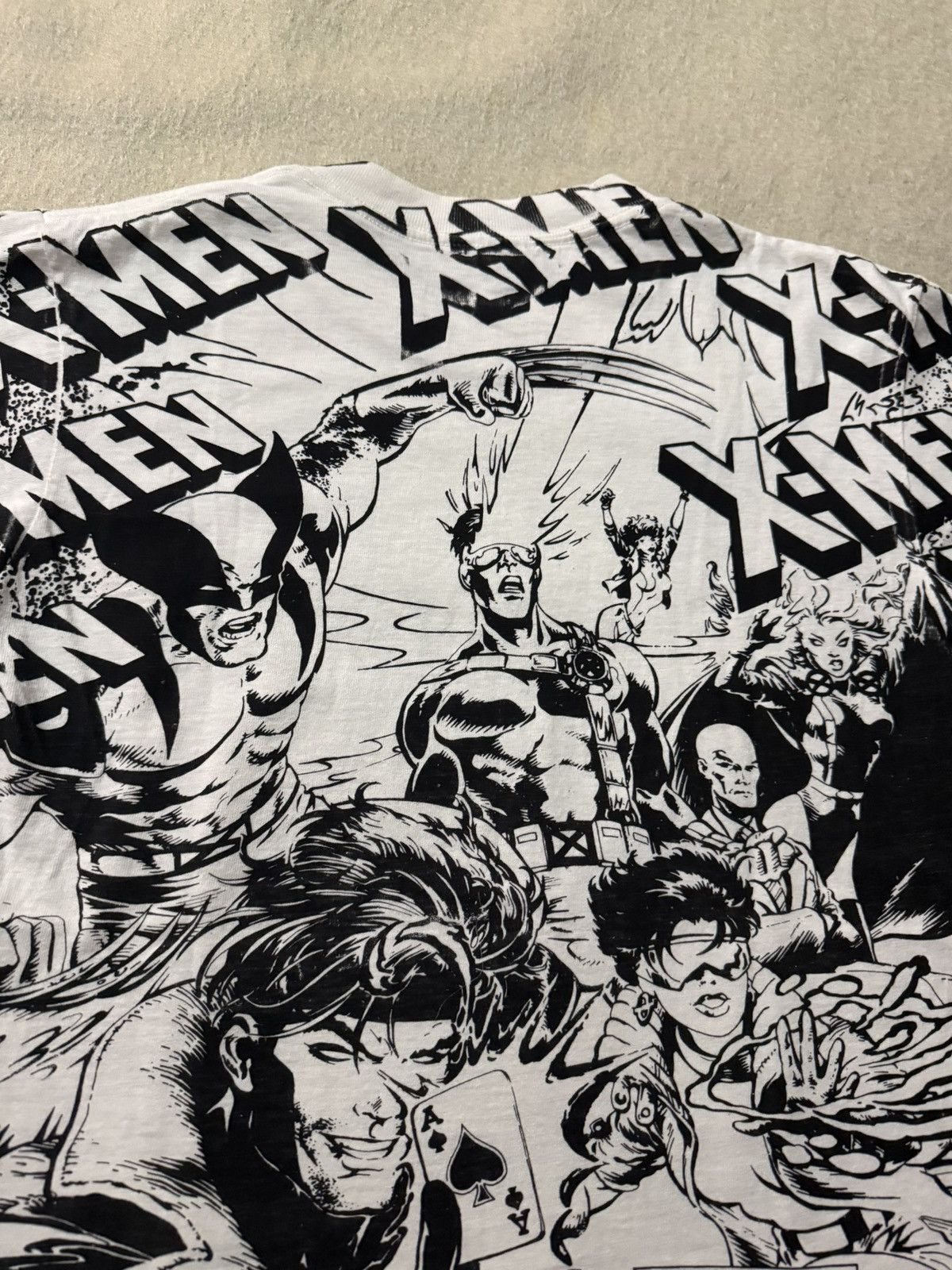 Cartoon Network × Marvel Comics Vintage 90s 1993 Marvel Xmen AOP Shirt Youth XL Adult Small Size US S / EU 44-46 / 1 - 5 Thumbnail