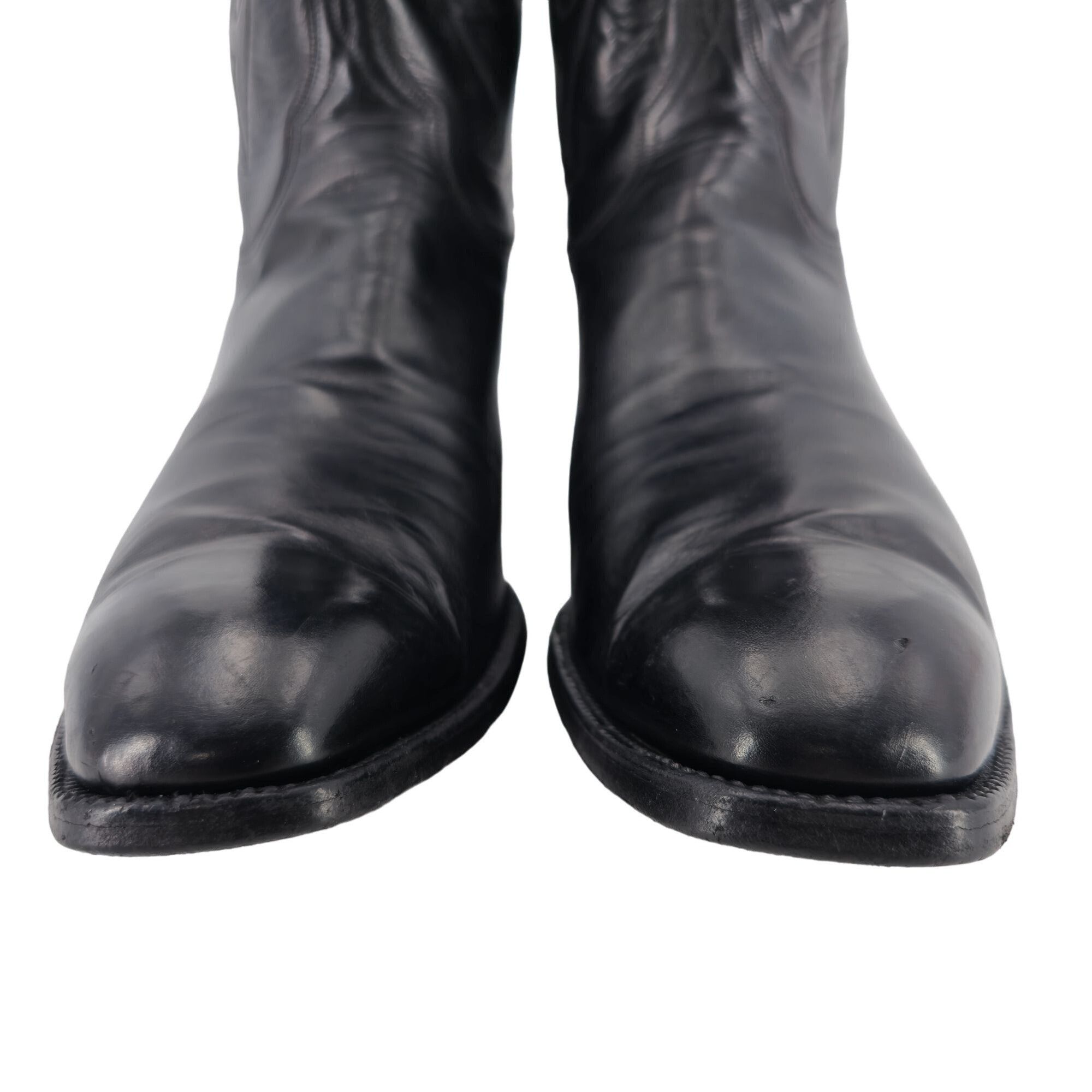 Lucchese Lucchese San Antonio FrenchToe 1984 Men 11.5E Black Leather Size US 11.5 / EU 44-45 - 8 Thumbnail