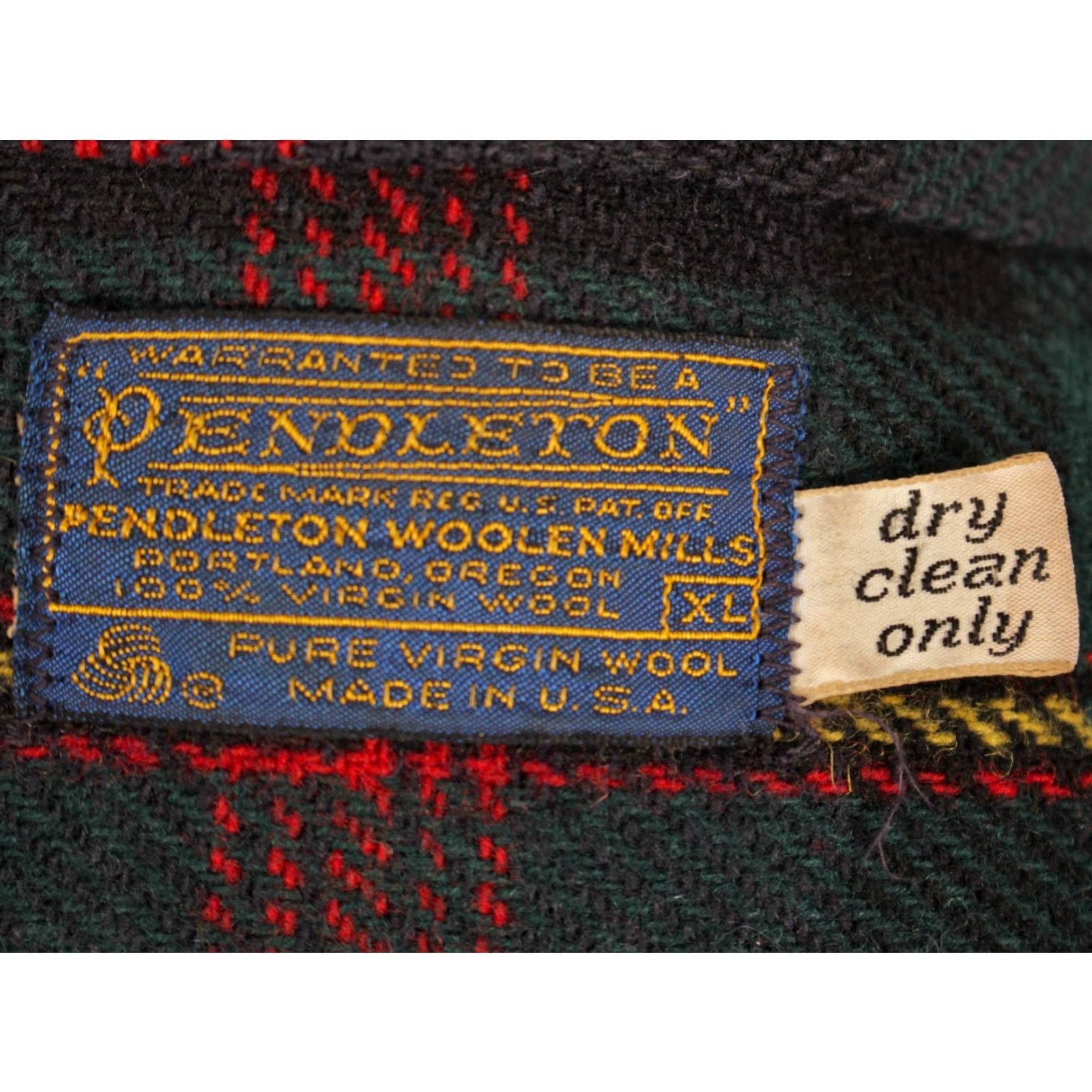 Pendleton VINTAGE Pendleton 60s 70s Jacket Shirt Wool Green XL Mens Size US XL / EU 56 / 4 - 4 Thumbnail