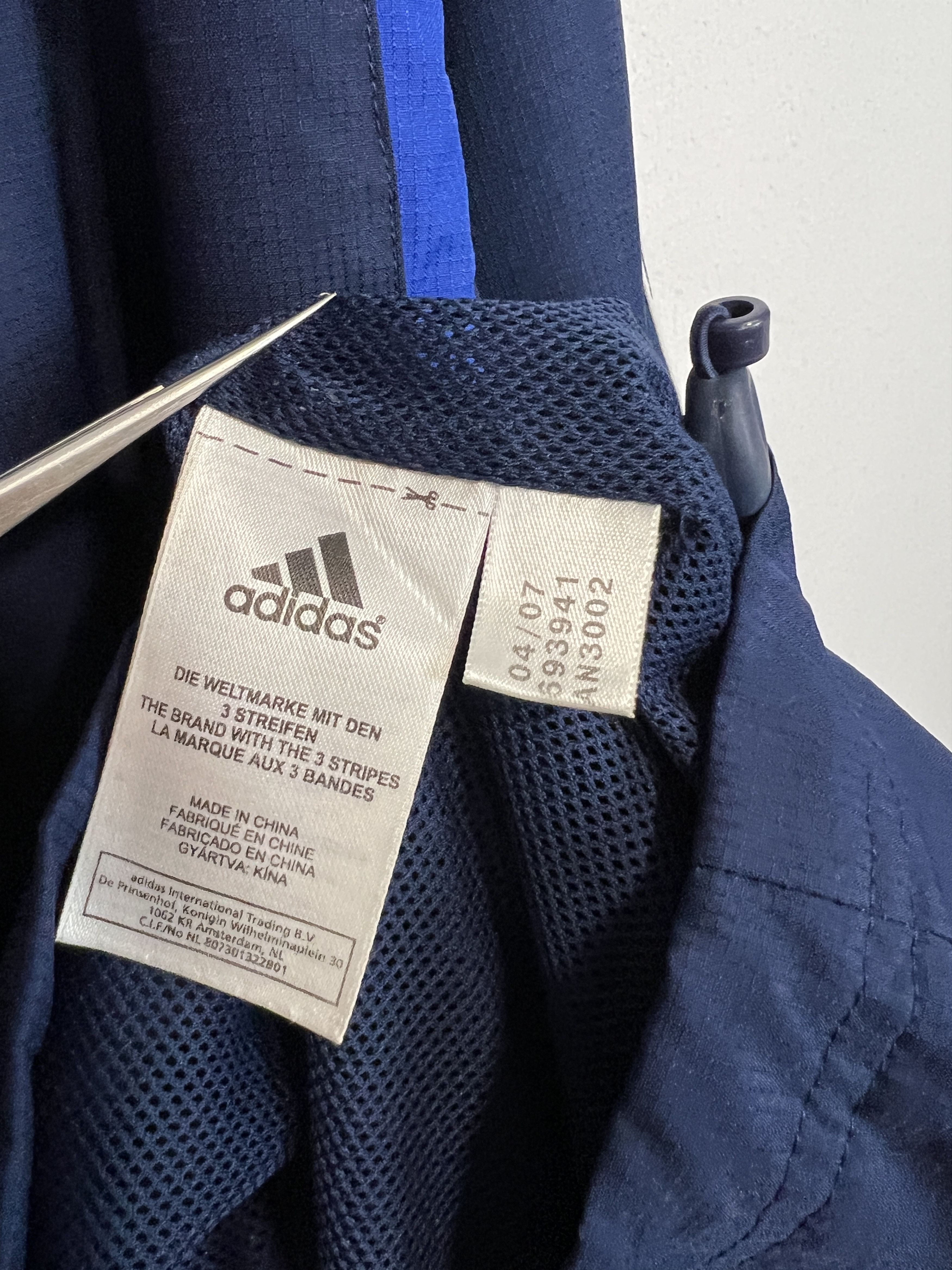 Adidas Vintage Chelsea Football Hooded Jacket Soccer Track Top Rare Size US XL / EU 56 / 4 - 8 Thumbnail