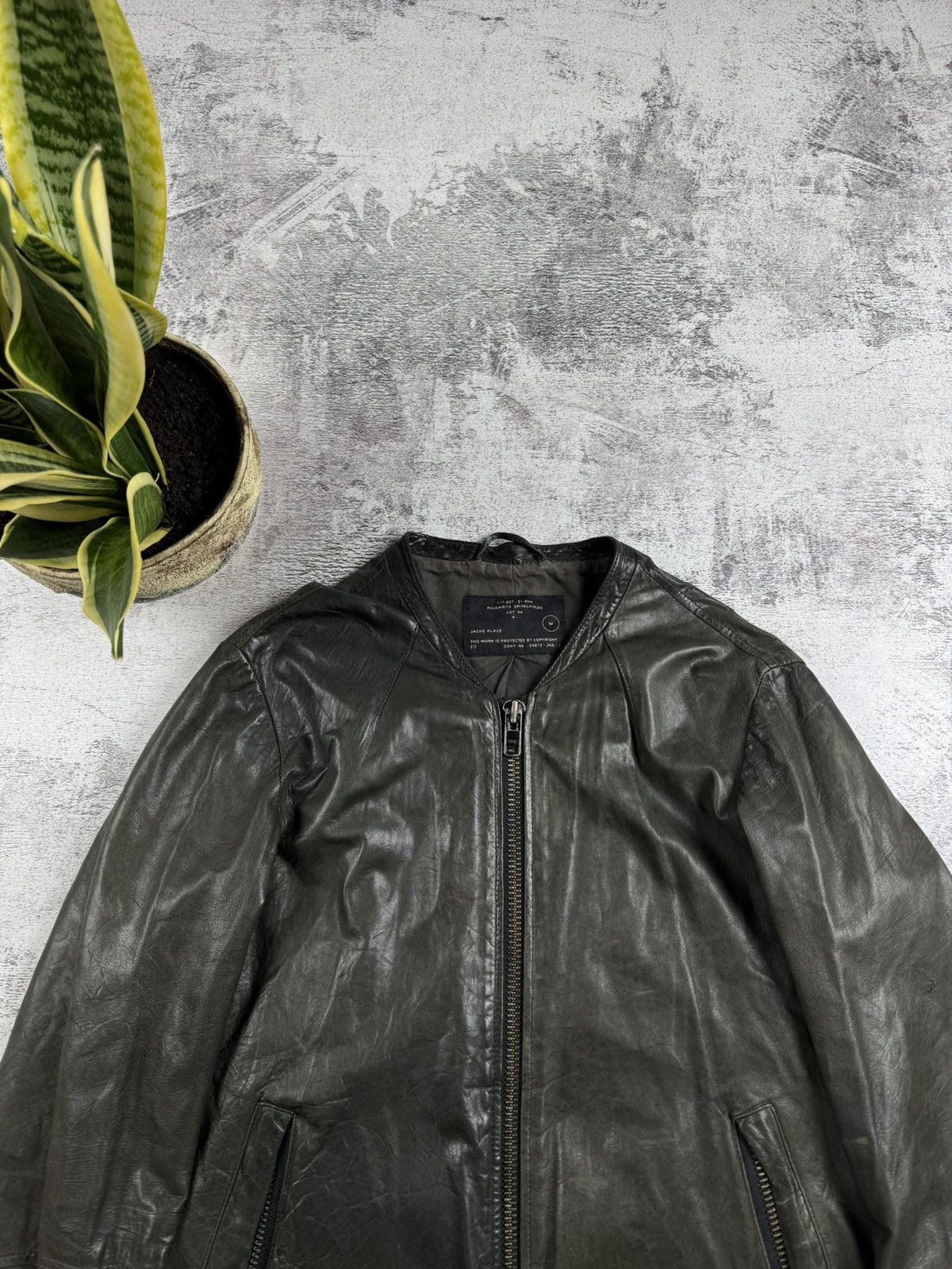 Allsaints ALLSAINTS Spitalfields Jacks Place Bomber Olive Jacket Coat Size US M / EU 48-50 / 2 - 5 Thumbnail