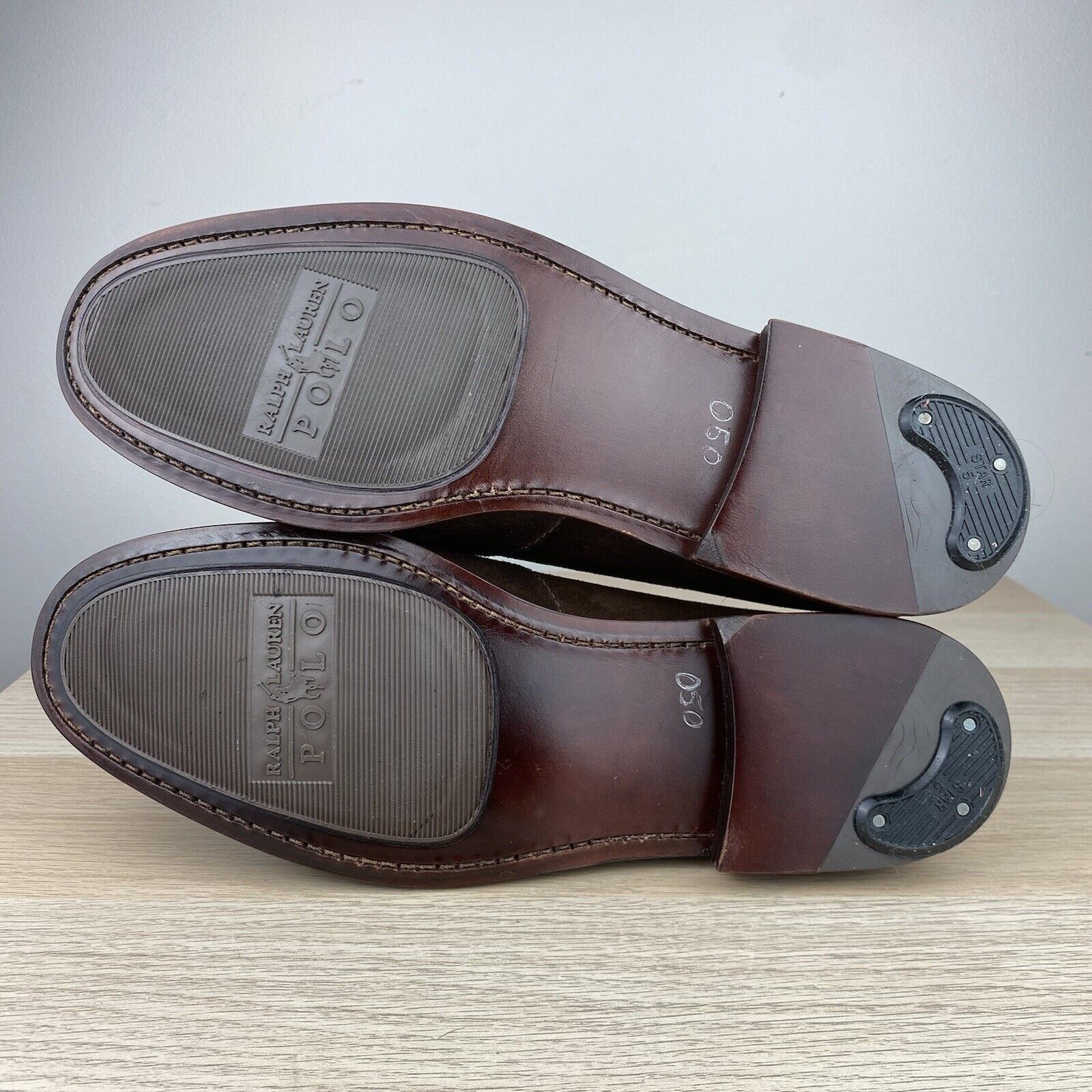 Polo Ralph Lauren Vintage Polo Ralph Lauren Suede Crest Loafers Leather 11.5D Size US 11.5 / EU 44-45 - 9 Thumbnail