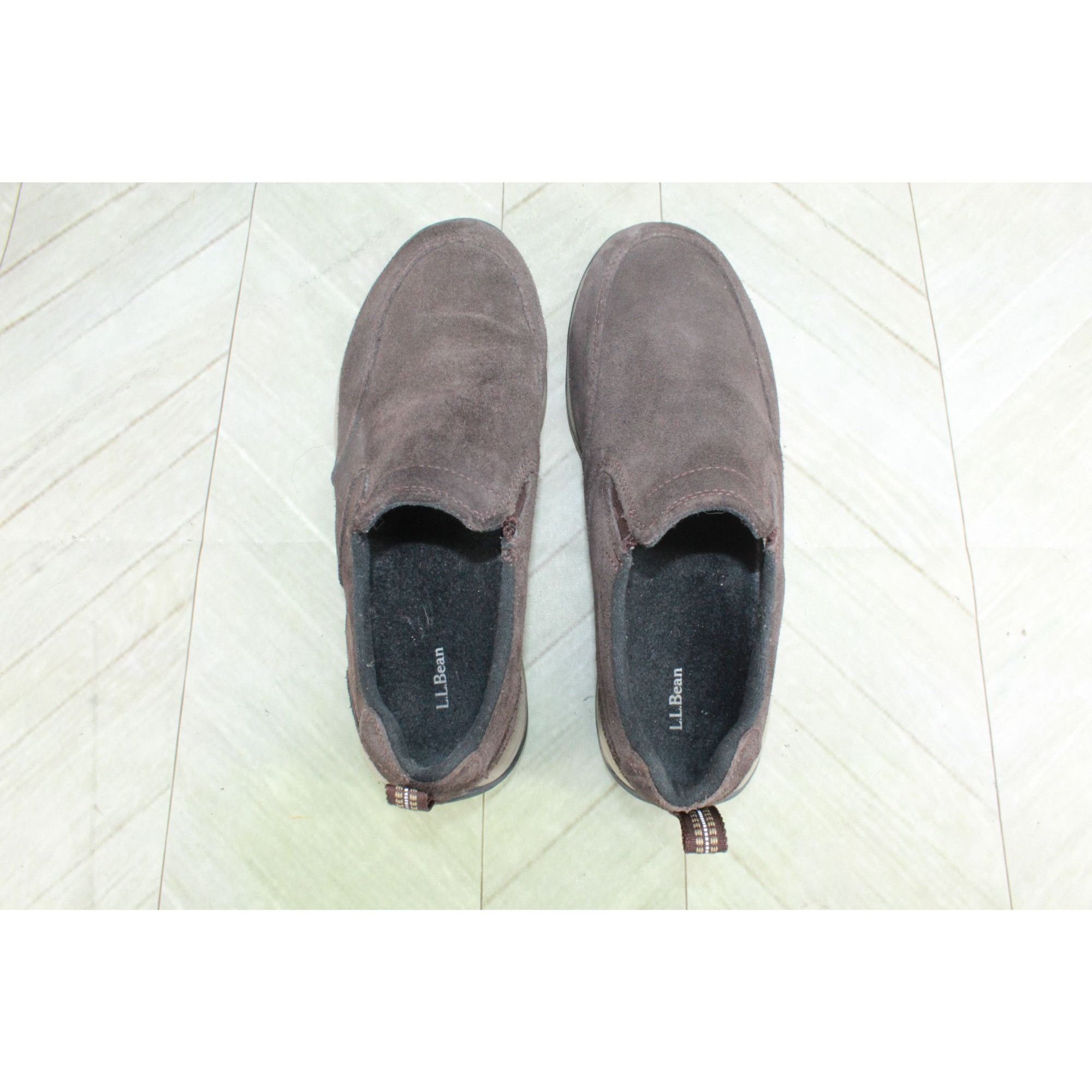 L.L. Bean LL Bean Brown Suede Slip On Comfort Moccasin Loafers Size US 9 / IT 39 - 7 Thumbnail