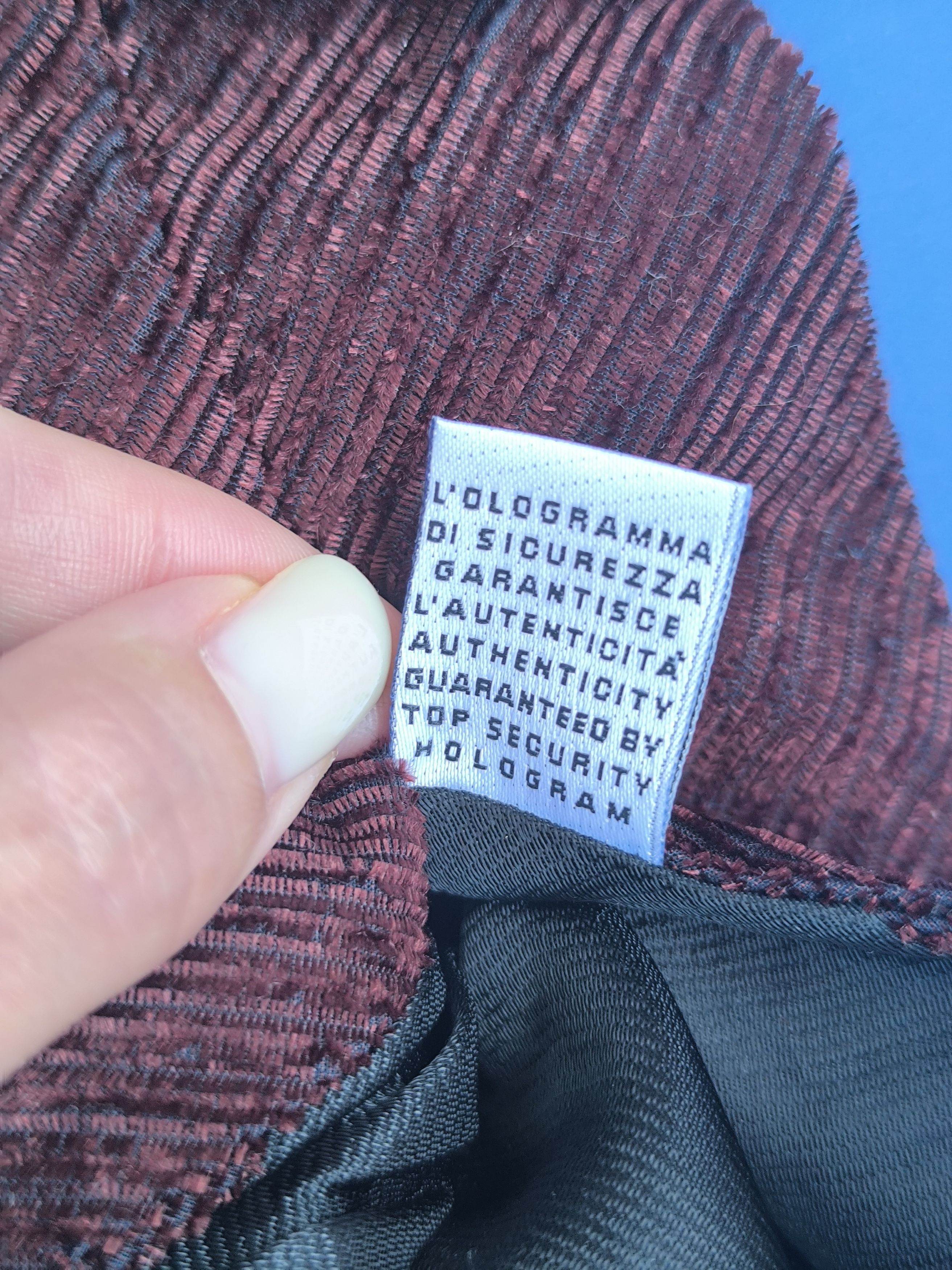Dolce & Gabbana Dolce & Gabbana Brown Burgundy Ribbed Silk Cotton Men's Tie Size ONE SIZE - 10 Thumbnail
