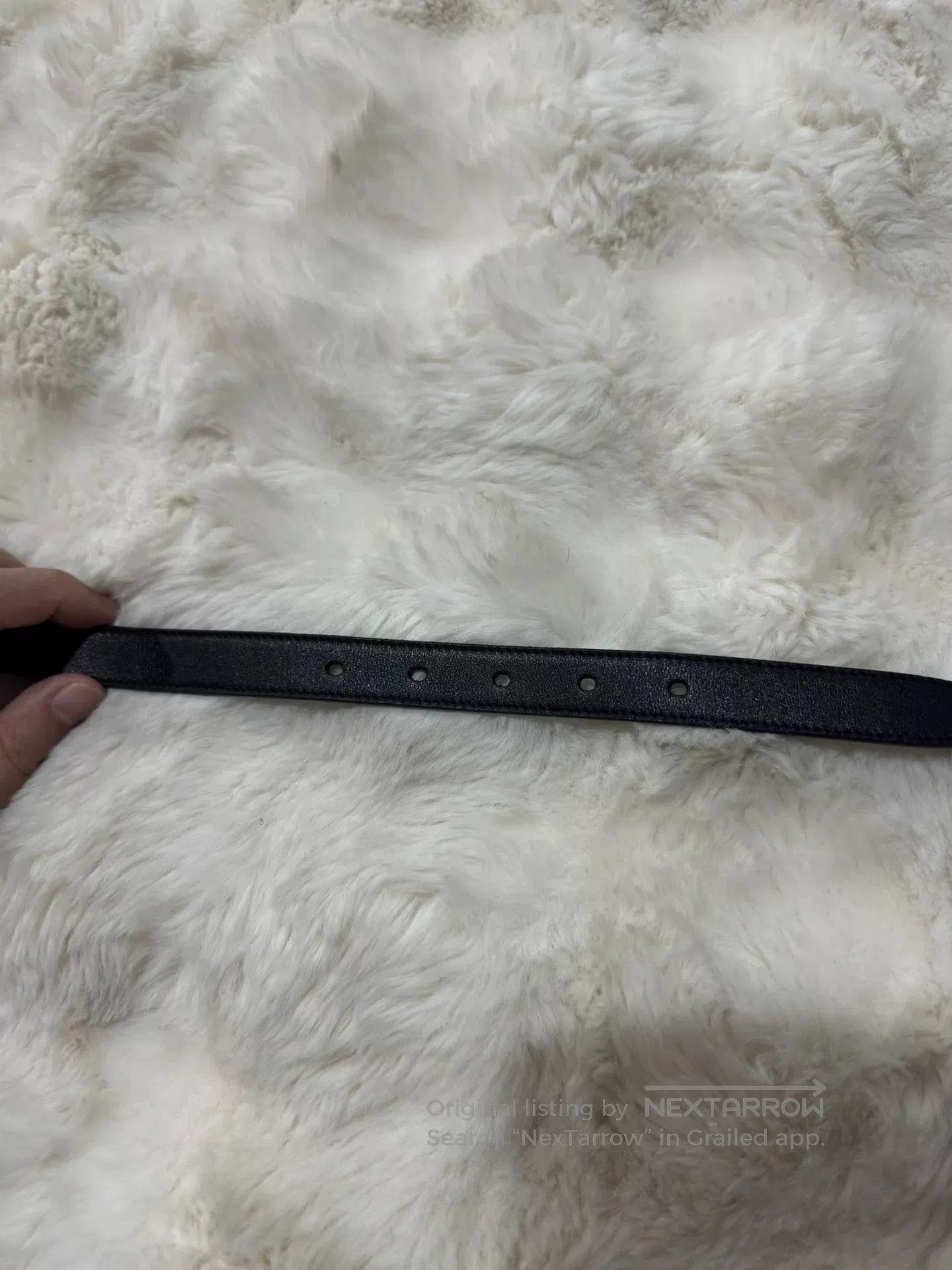 Yves Saint Laurent Saint Laurent YSL Black Silver Belt. Size ONE SIZE - 5 Thumbnail