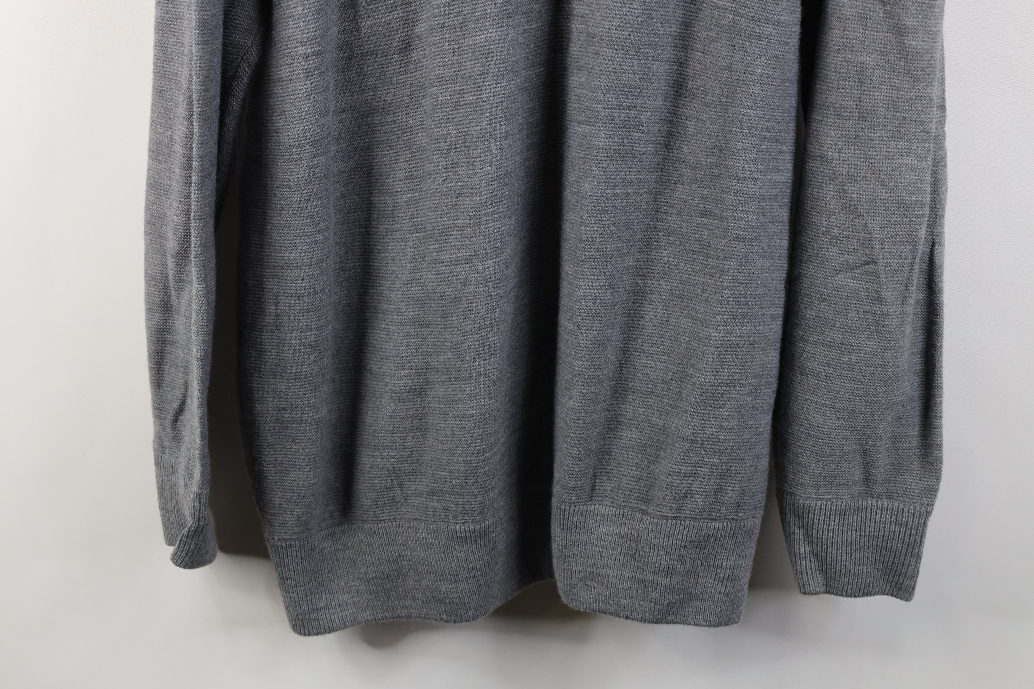 Vintage Vintage 90s Streetwear Kurt Cobain Cardigan Sweater Gray Size US XL / EU 56 / 4 - 11 Thumbnail