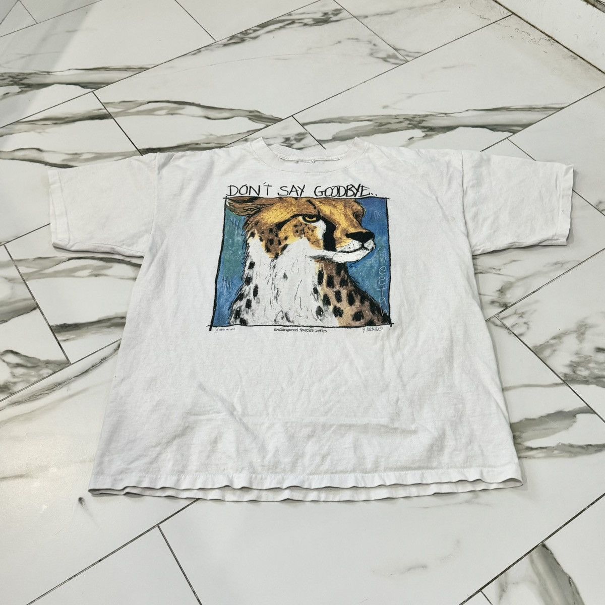 Vintage VINTAGE ENDANGERED SPECIES TEE! Size US XL / EU 56 / 4 - 2 Thumbnail