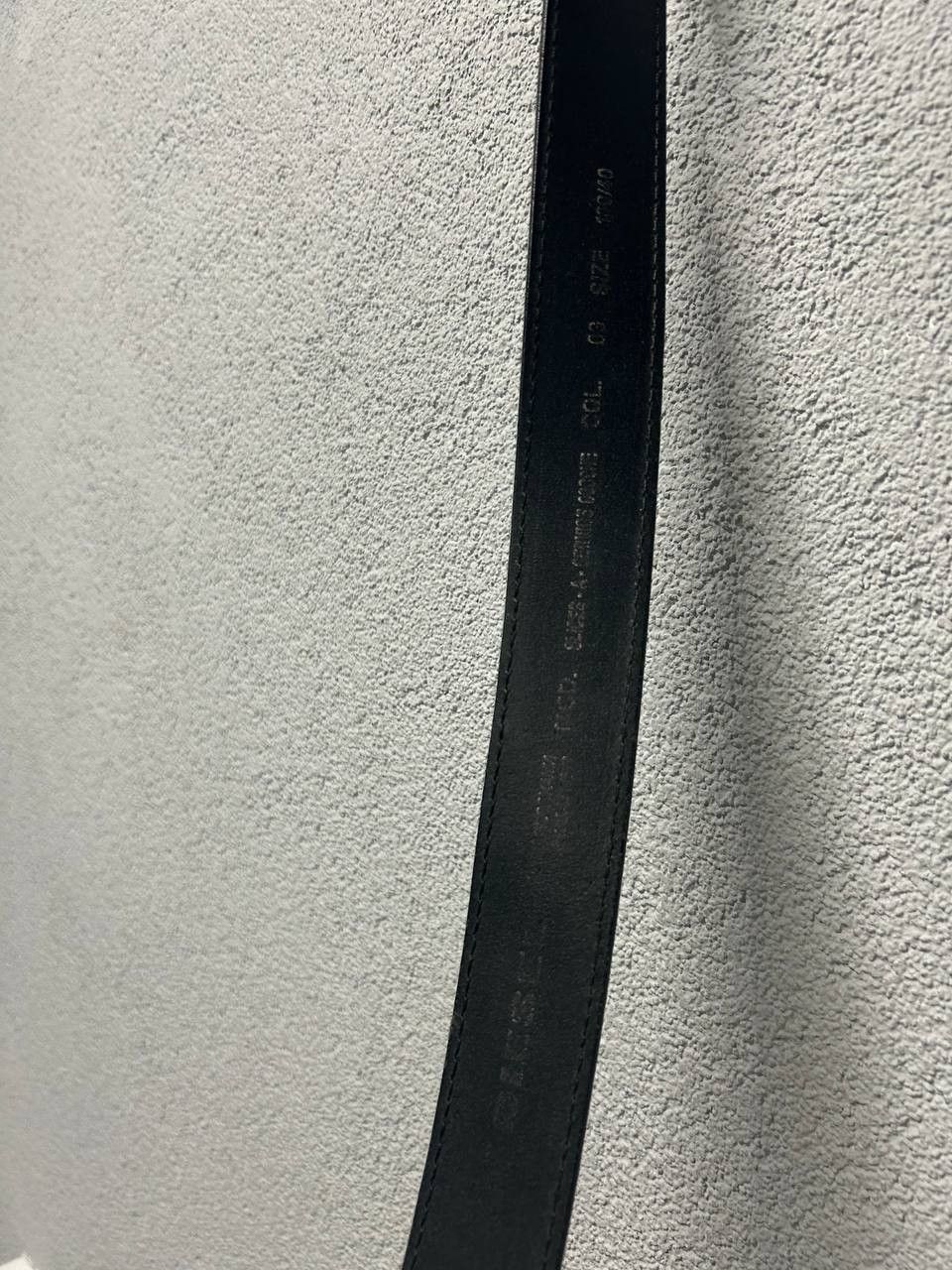Diesel Diesel mens black leather belt 100/40 Size 40 - 7 Thumbnail