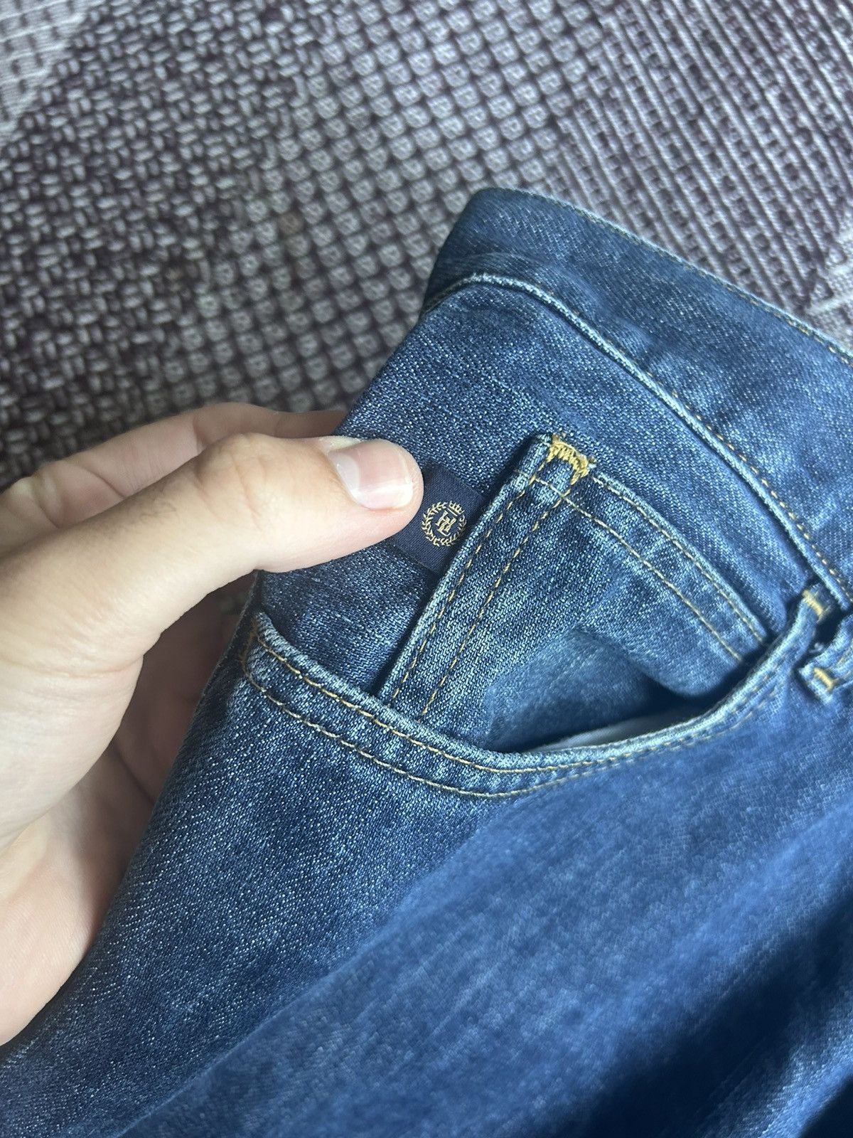 Henri Lloyd Henri Lloyd Denim Baggy Jeans Distressed Solid Style Size 34 Size US 34 / EU 50 - 9 Thumbnail