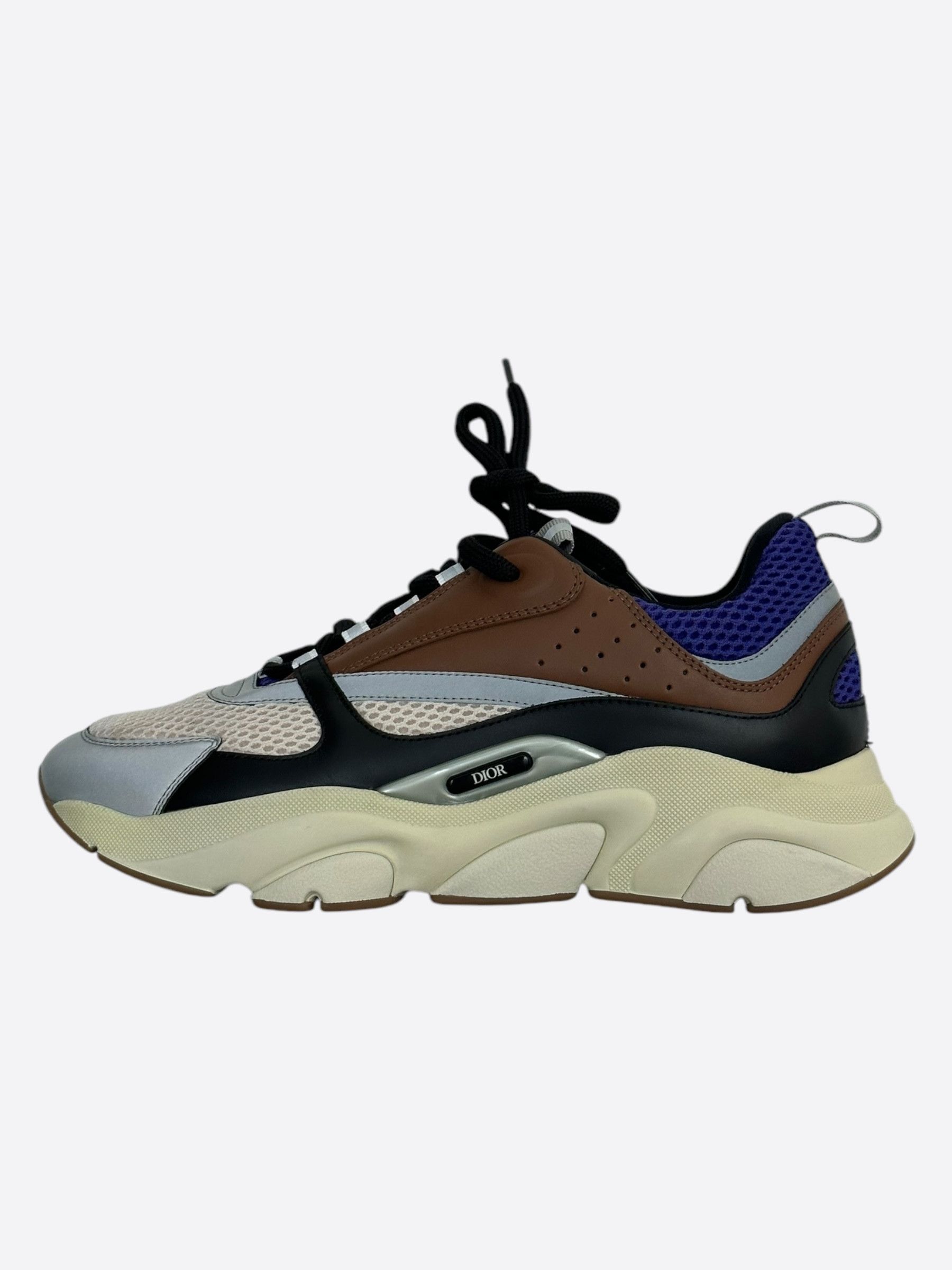 Dior Dior Brown & Black B22 Sneakers Size US 11 / EU 44 - 4 Thumbnail