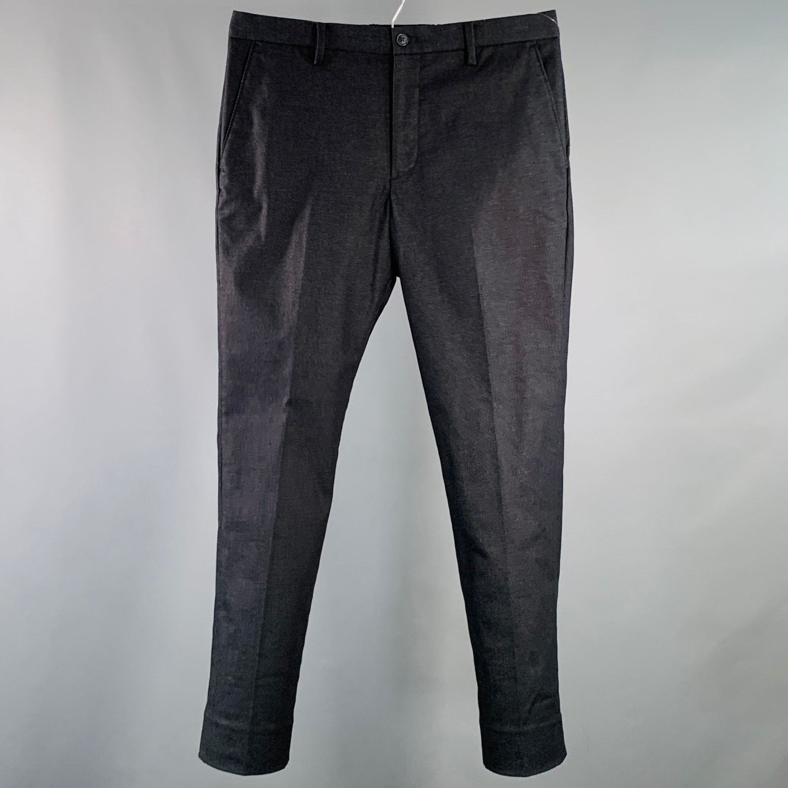 Global Work GLOBAL WORK Indigo Twill Cotton Drawstring Casual Pants Size US 35 - 1 Thumbnail