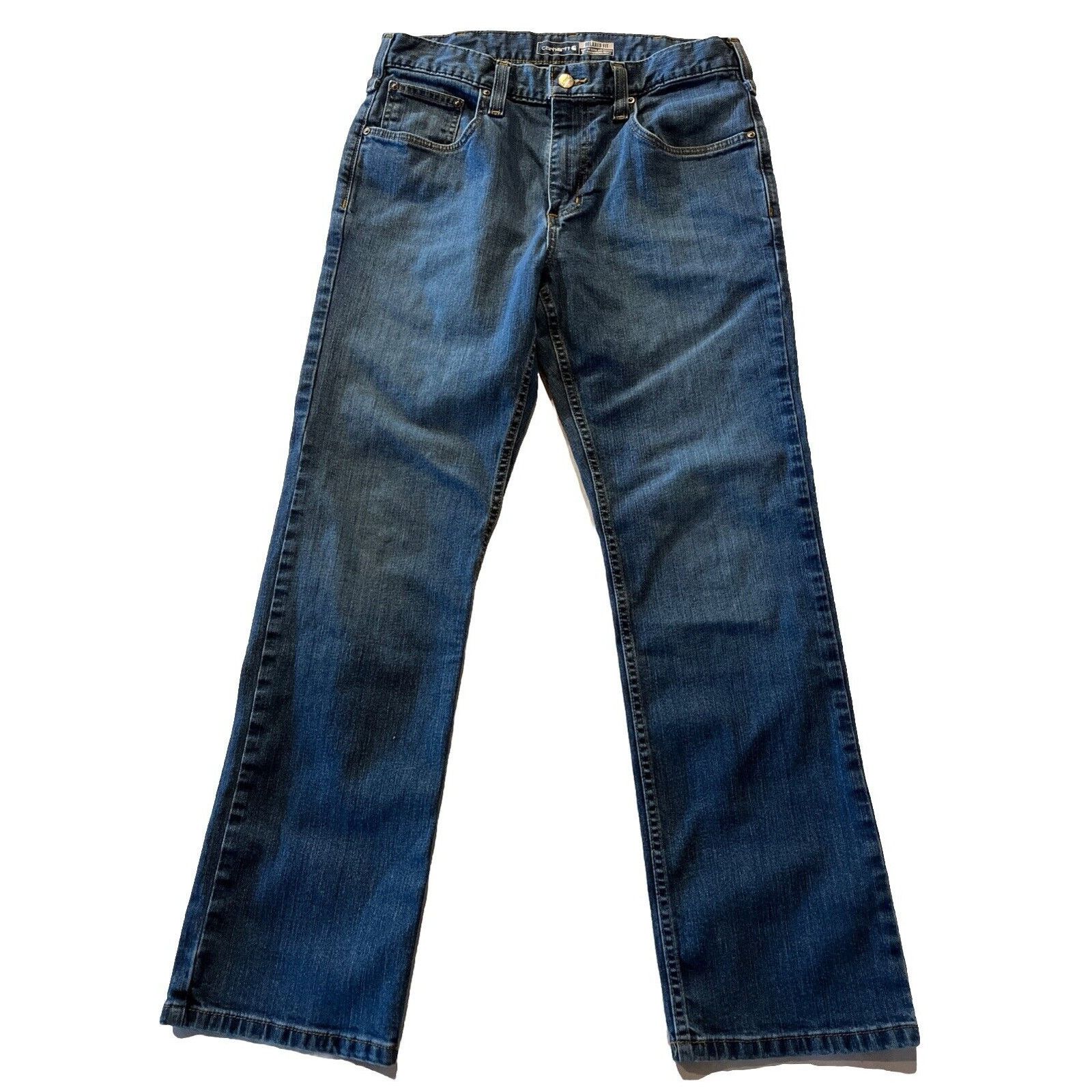Carhartt Carhartt Jeans Men’s 32x30 Relaxed Fit Denim Blue Dark Wash Size US 32 / EU 48 - 1 Thumbnail