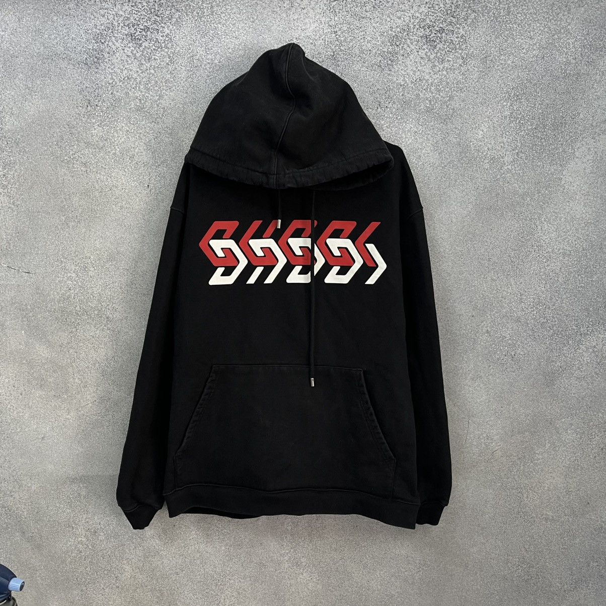 Gucci Gucci Hoodie Big Logo Black Size US M / EU 48-50 / 2 - 1 Thumbnail