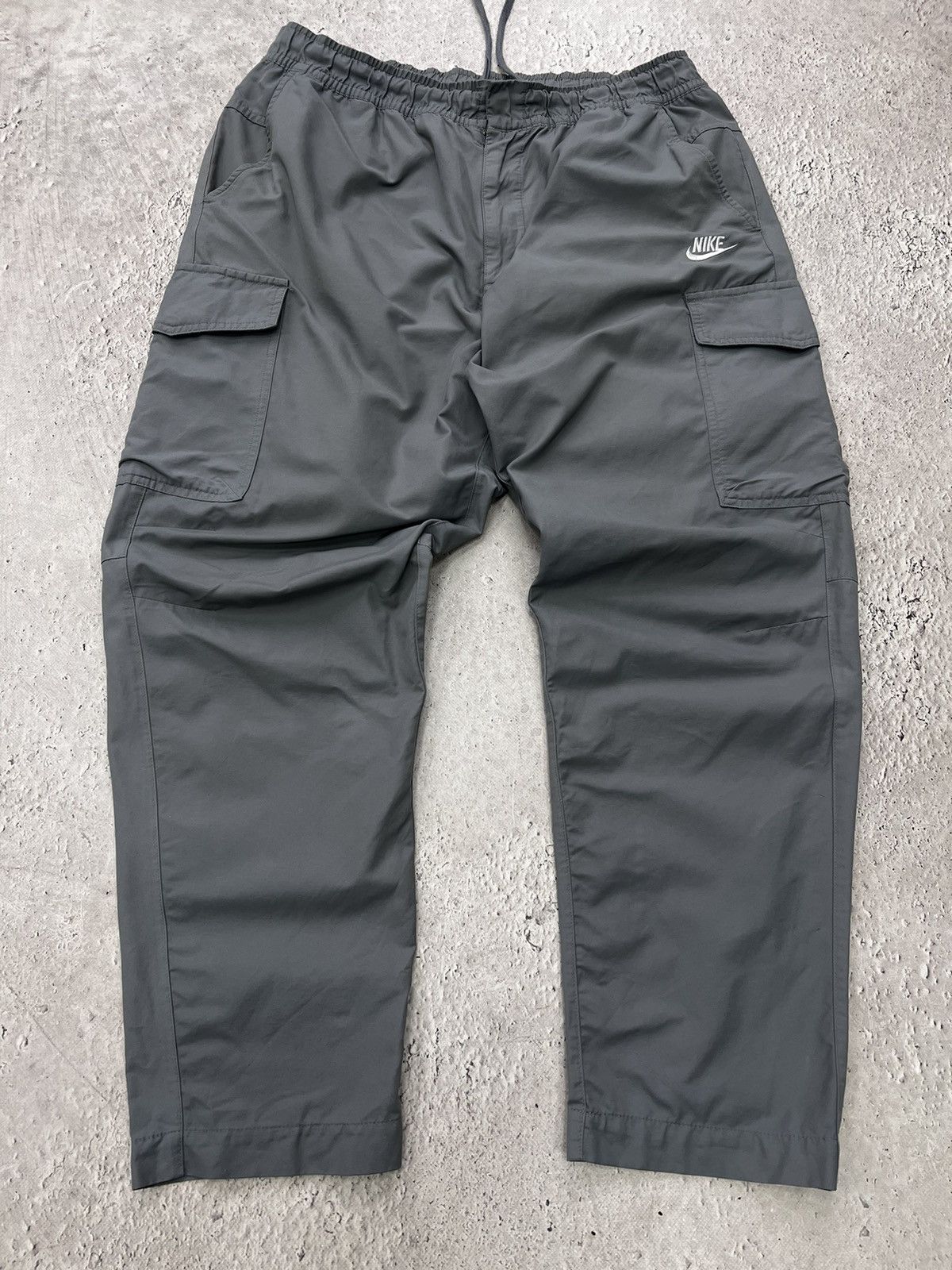 パンツ 00s archive NIKE baggy nylon cargo pants Vintage Cargo Pants Nike Multipocket Baggy Drill Hype Y2K | eBay
