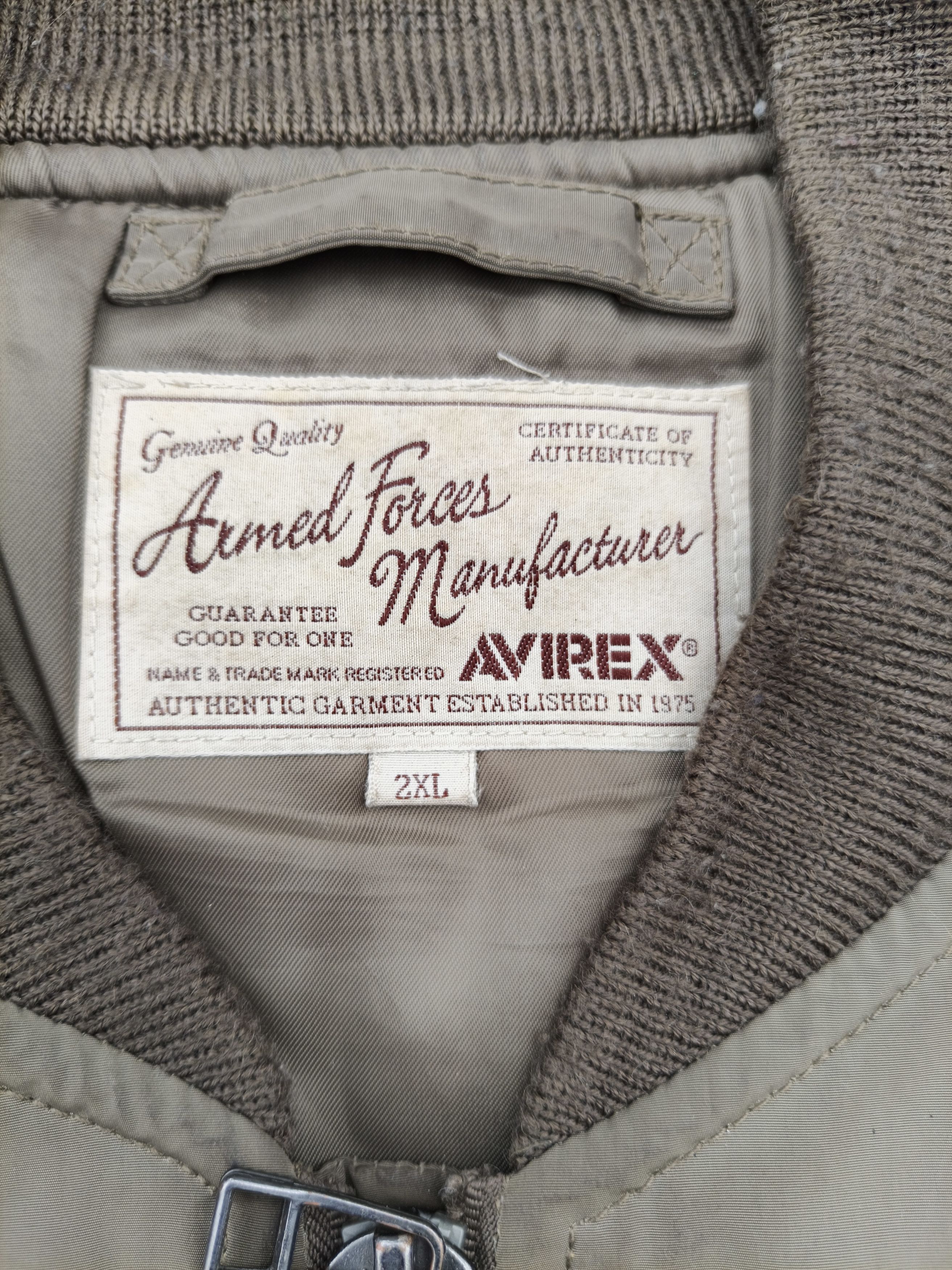 Avirex Avirex NYANG US Air Force Distressed Bomber Jacket Size US XXL / EU 58 / 5 - 9 Thumbnail