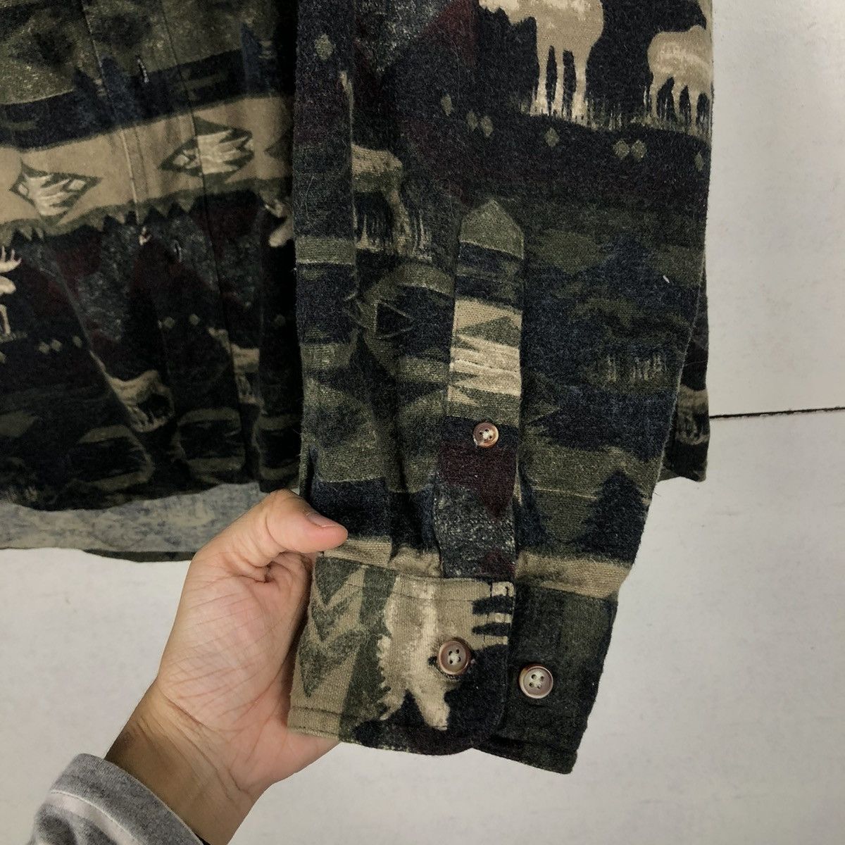 Japanese Brand × Vintage 📌VINTAGE CAMOUFLAGE SHIRT JACKET INDIGO PACIFIC CREST Size US XL / EU 56 / 4 - 16 Thumbnail