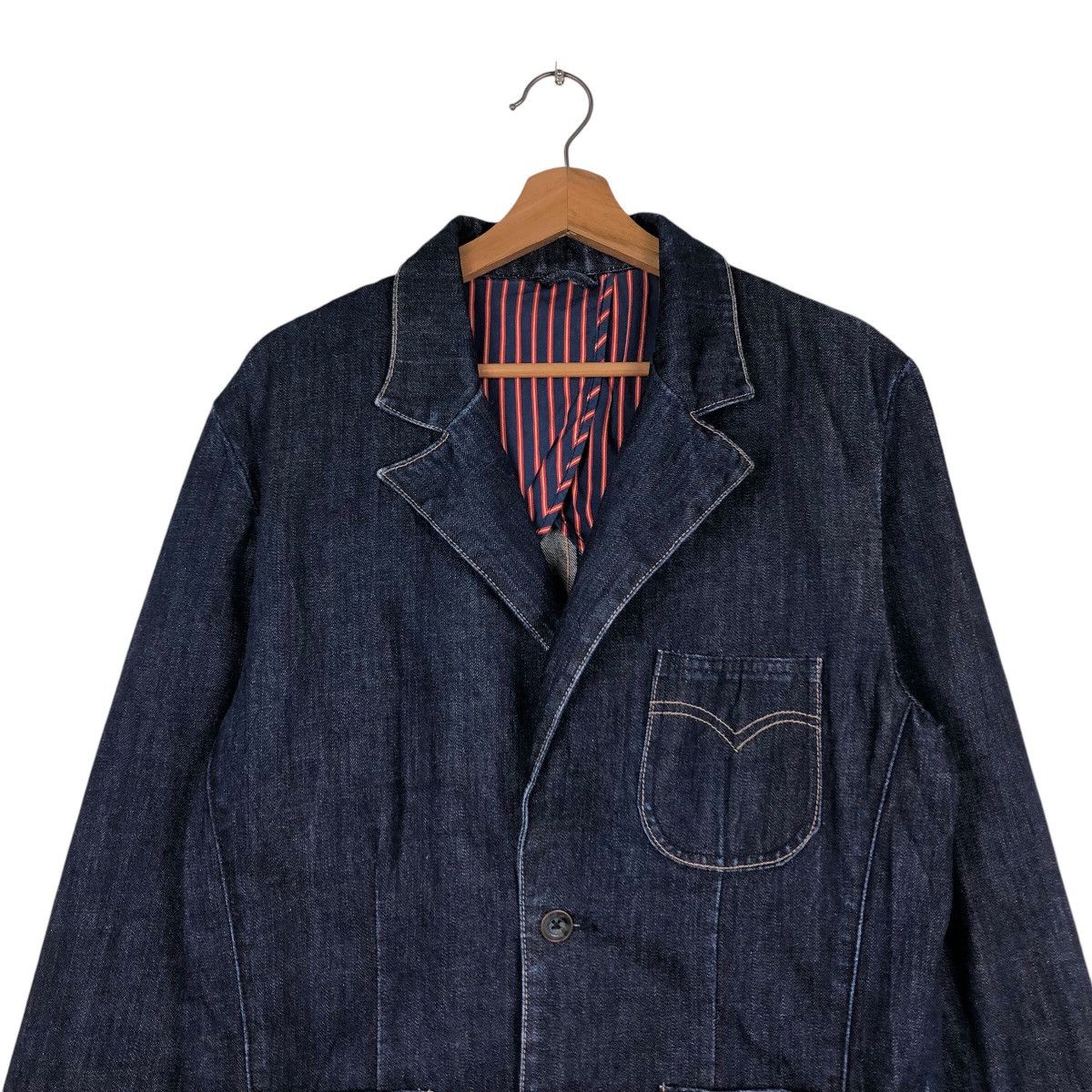Levi's 📌Vintage Denim Chore Work Jacket Denim Levi's Multi Pocket Size US L / EU 52-54 / 3 - 4 Thumbnail