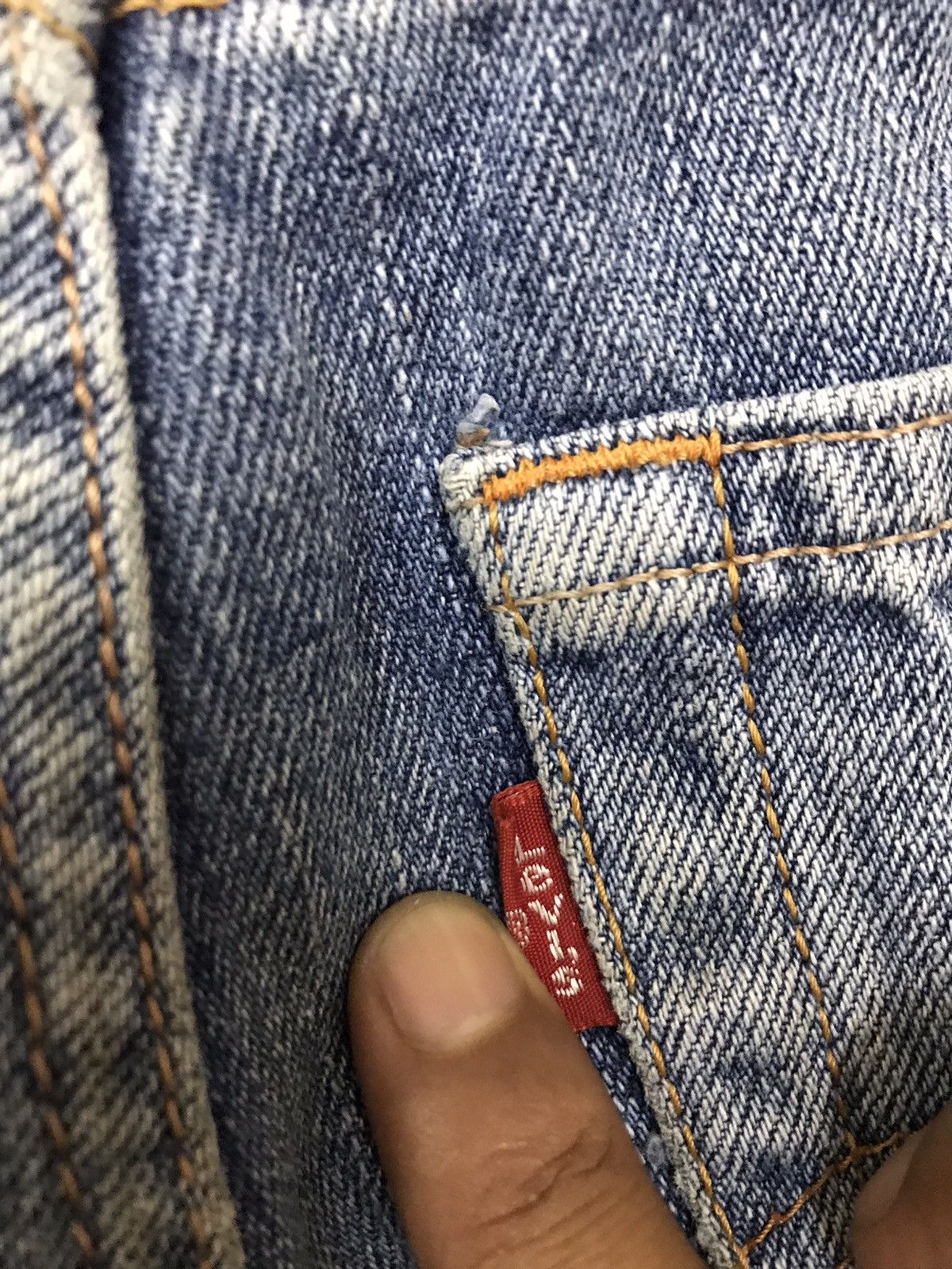 Levi's Vintage Clothing × Vintage Vintage Levis Lot 552 Straight Cut Distressed Jeans Size US 30 / EU 46 - 12 Thumbnail