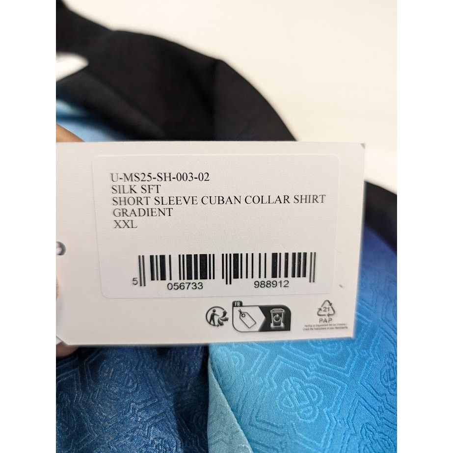 Casablanca o1rshd1 DUP / Short Sleeve Cuban Collar Shirt in Gradient Size US XXL / EU 58 / 5 - 16 Thumbnail