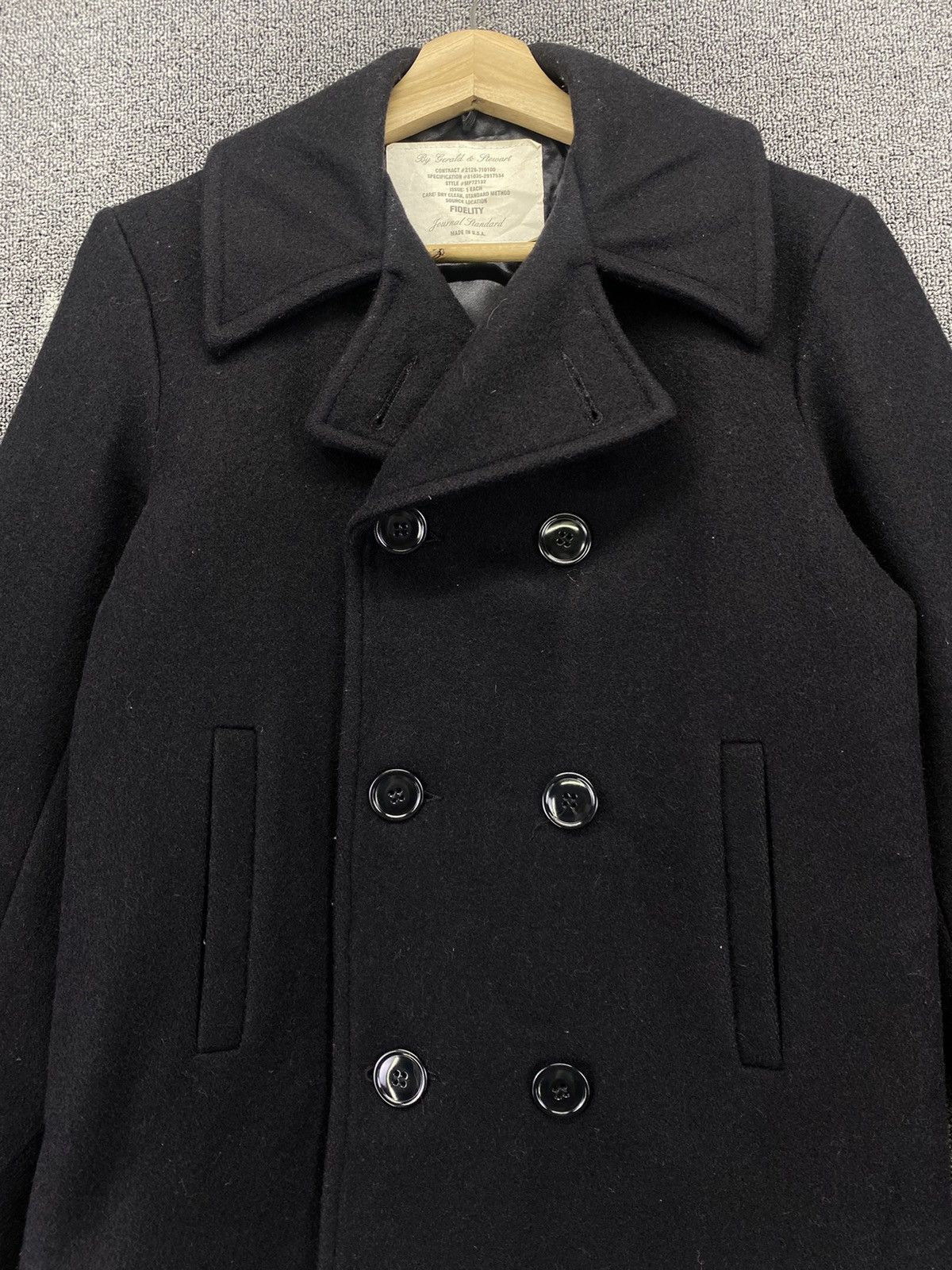 Fidelity Vintage Fidelity JournalStandard Double Breasted Wool Jacket Size M / US 6-8 / IT 42-44 - 9 Thumbnail