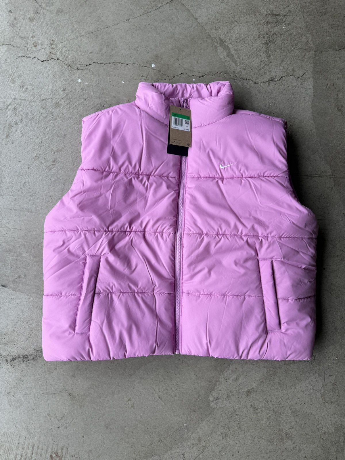 Nike Nike Puffer Vest Womens XL Therma Fit Jacket Pink Brand New Size XL / US 12-14 / IT 48-50 - 1 Thumbnail