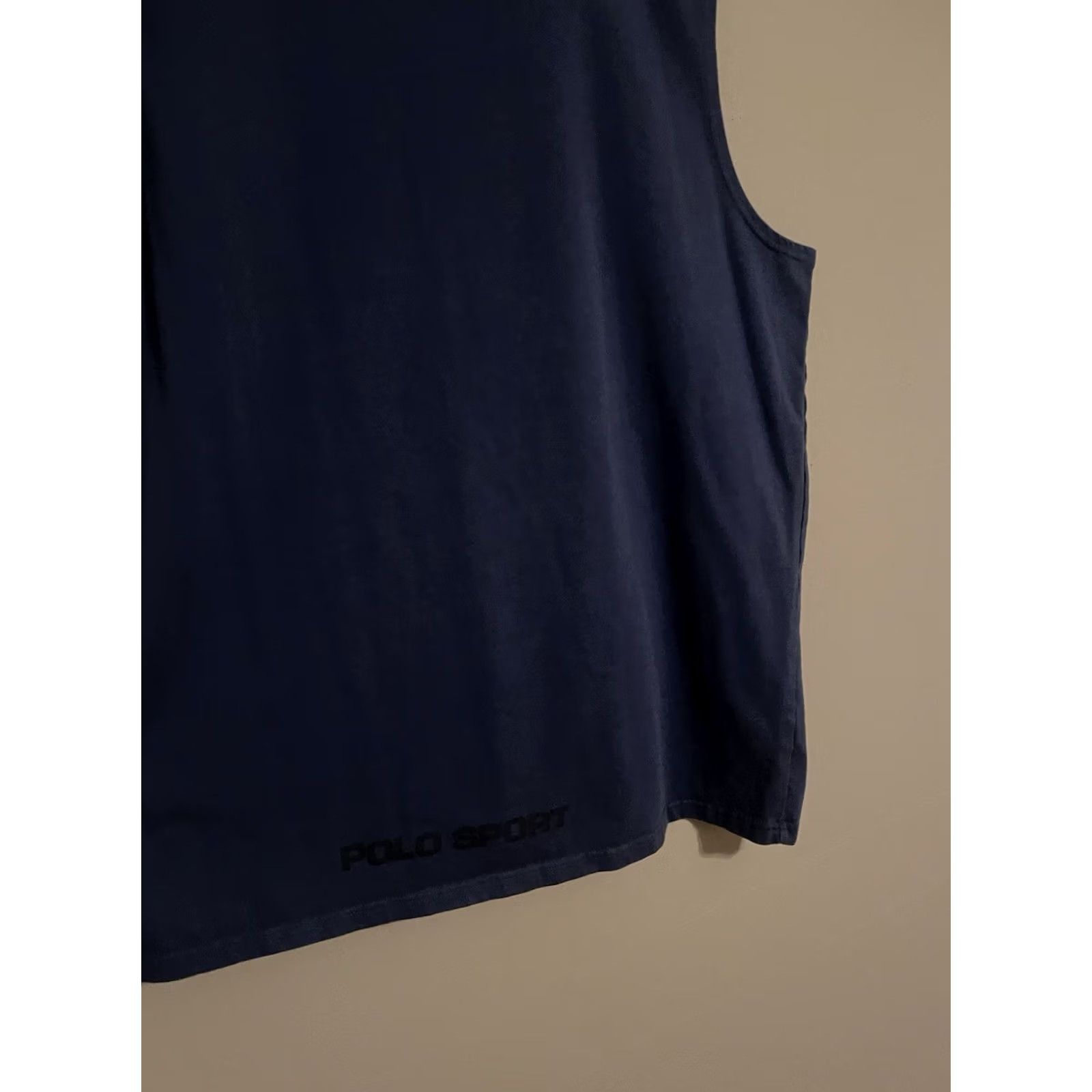 Vintage VINTAGE Polo Sport Ralph Lauren Blue Sleeveless Tank Top Tee T-Shirt - Men's XL Shirt Womens Mens Girls Size US XL / EU 56 / 4 - 3 Thumbnail