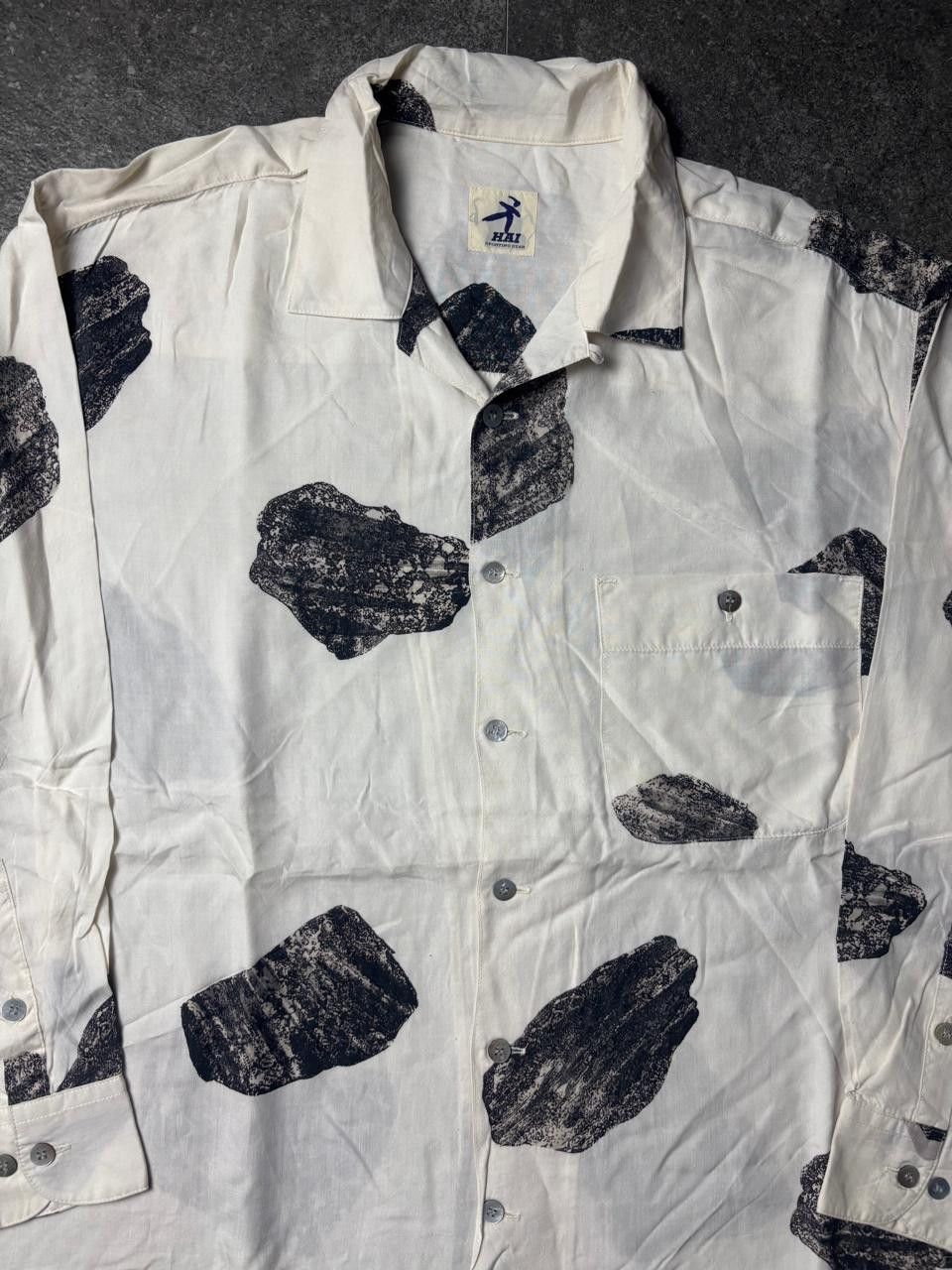 Hai Sporting Gear 1990s Hai Sporting Gear Rock Open Collar Shirt Size US XL / EU 56 / 4 - 3 Thumbnail