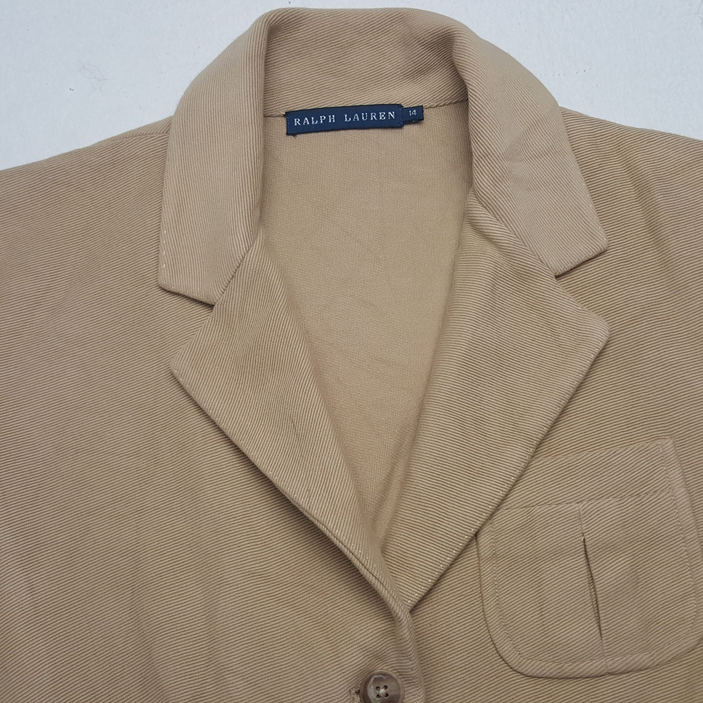 Ralph Lauren × Vintage Vintage Ralph Lauren Button Up Blazer Coat Jacket Size XL / US 12-14 / IT 48-50 - 4 Thumbnail