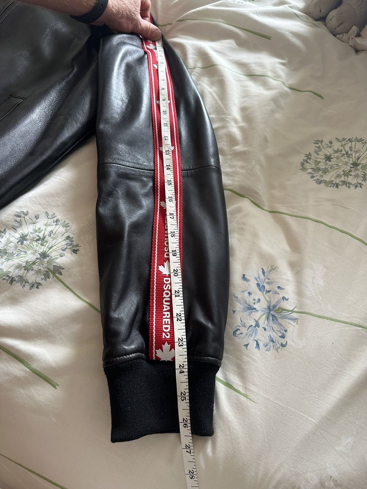 Dsquared2 FW20 Dsquared tape logo leather hoodie jacket Grail Size US L / EU 52-54 / 3 - 7 Thumbnail
