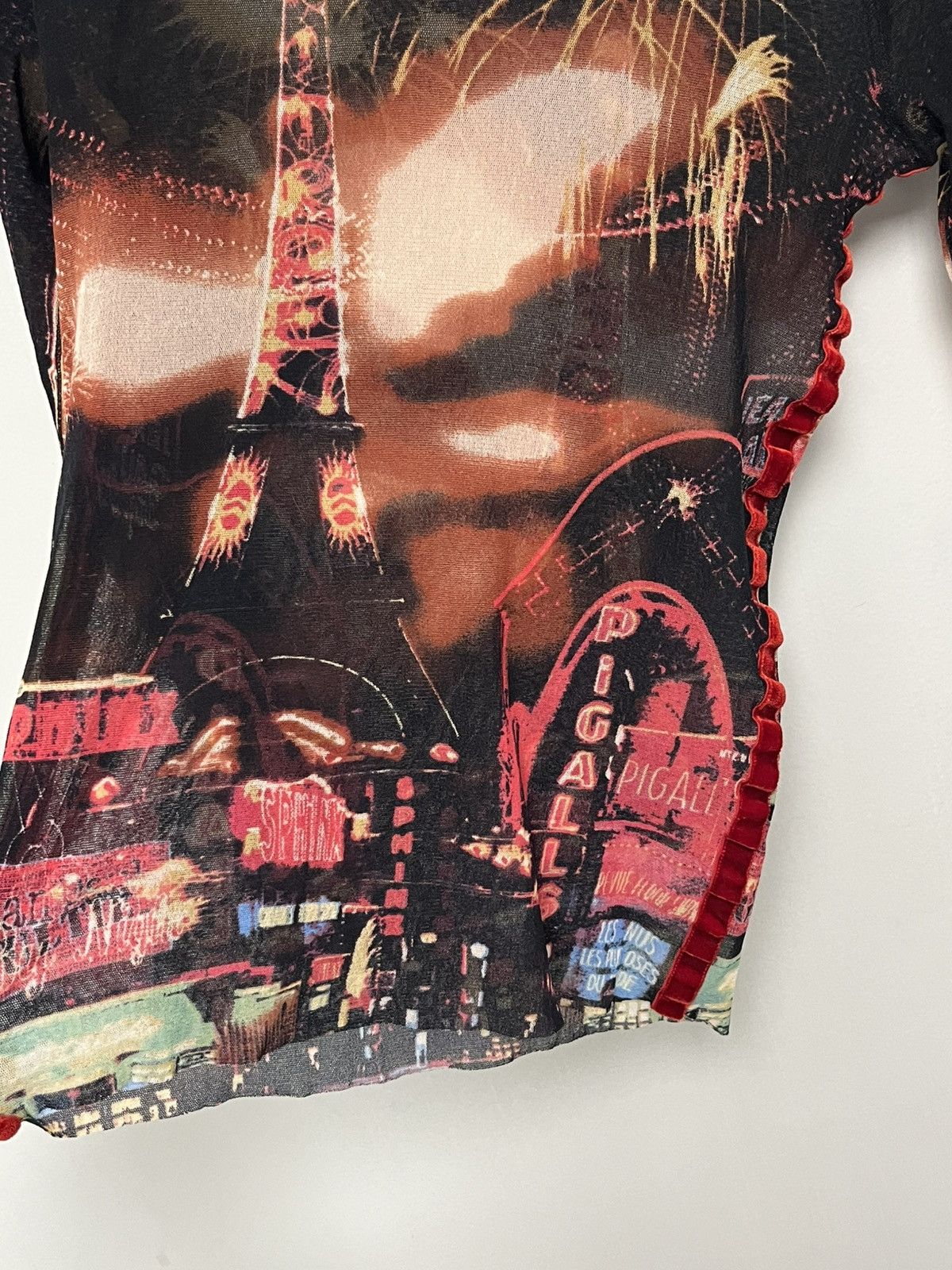 Jean Paul Gaultier Mesh Eiffel Tower top. Small Size S / US 4 / IT 40 - 11 Thumbnail