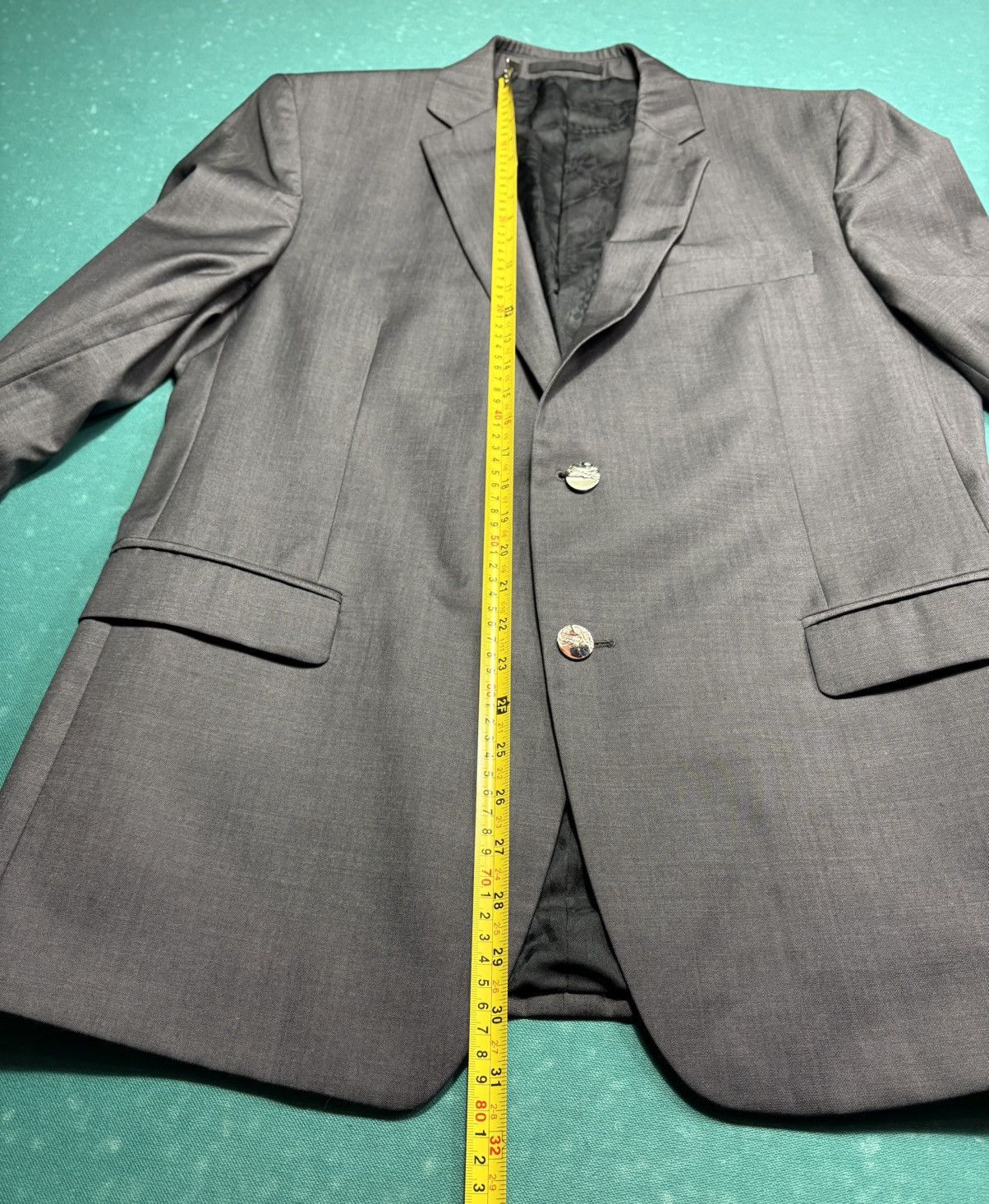 Versace Versace Collection Men's Wool Blazer Medusa Metal Buttons Size 54R - 19 Thumbnail